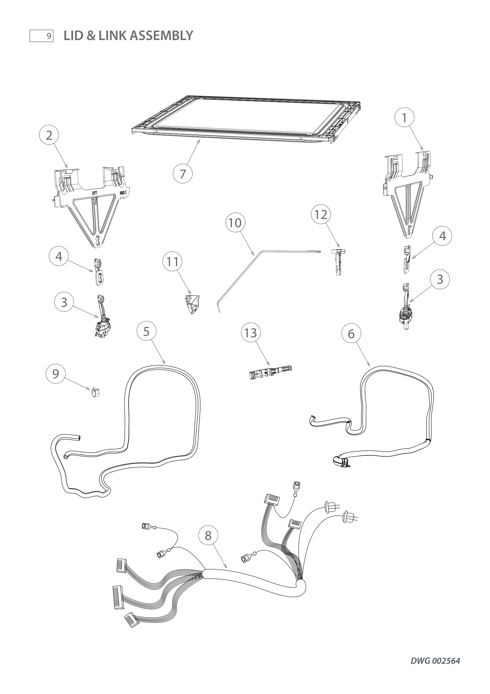 LID & LINK ASSEMBLY