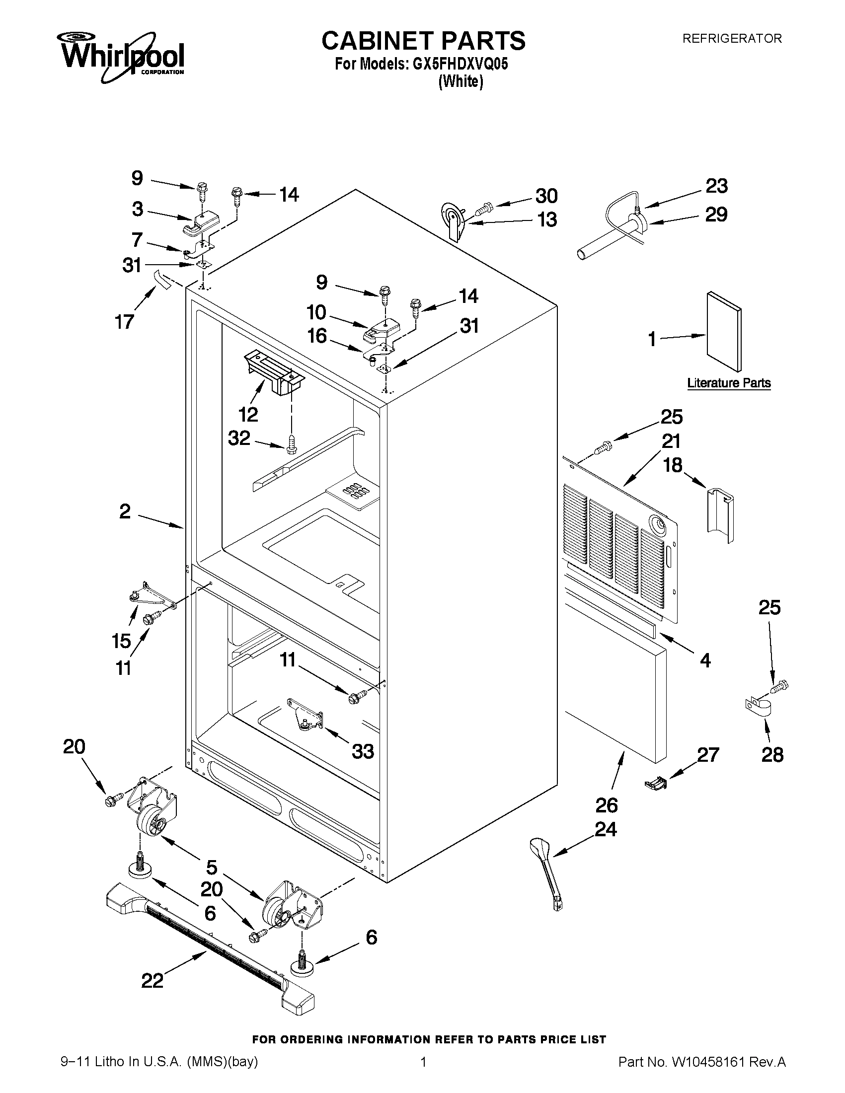 01 - CABINET PARTS