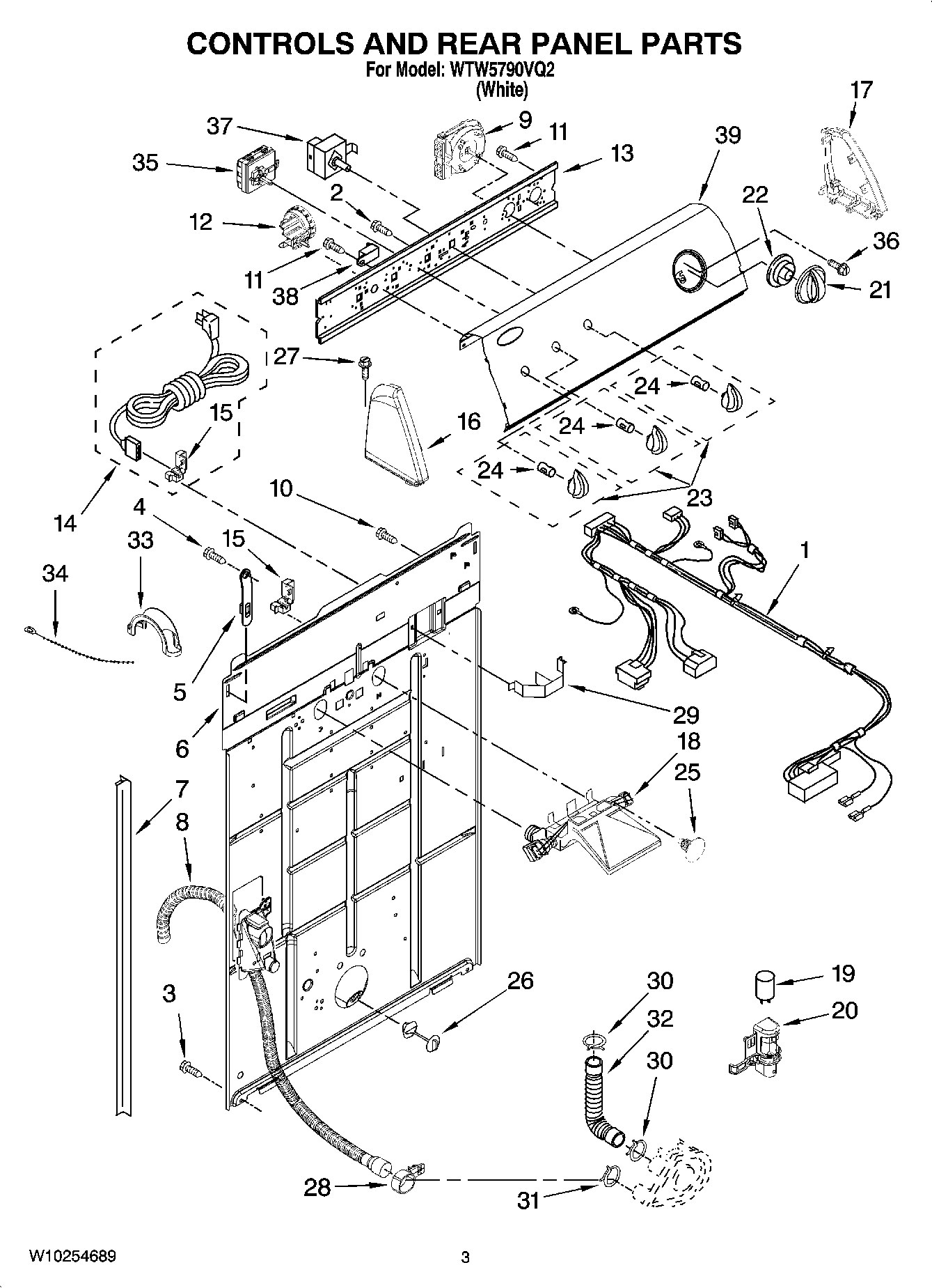 02 - CONTROLS AND REAR PANEL PARTS