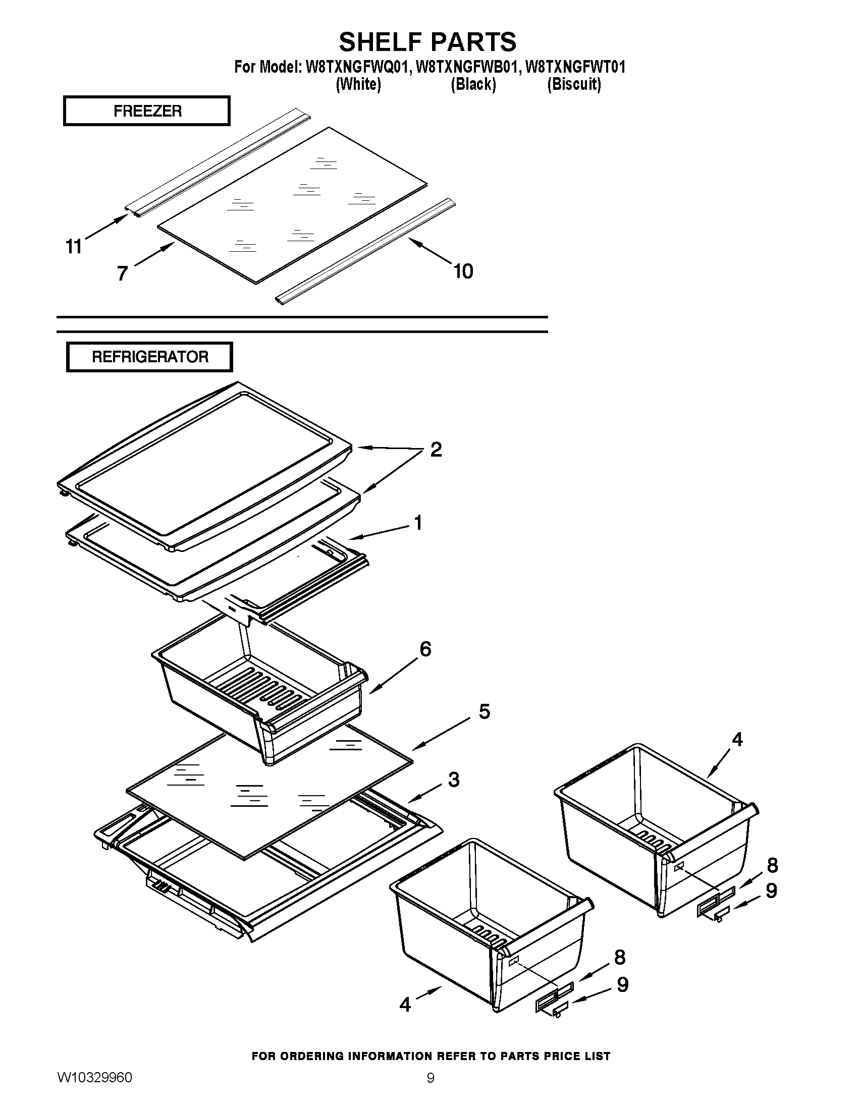05 - SHELF PARTS