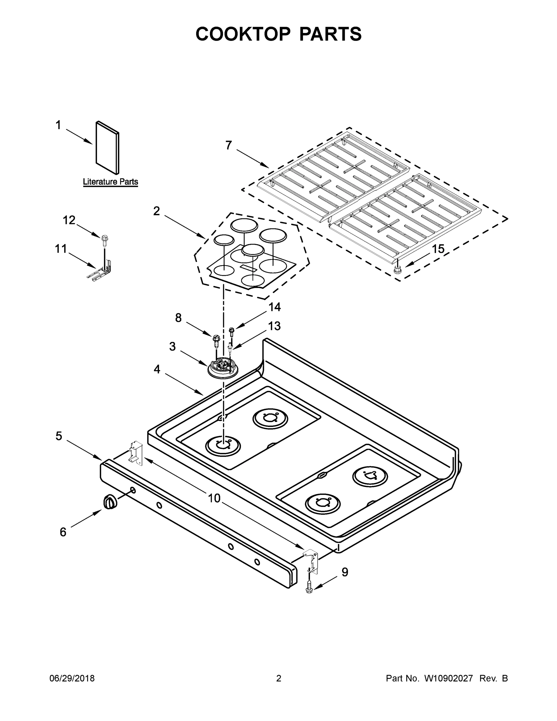 02 - COOKTOP PARTS