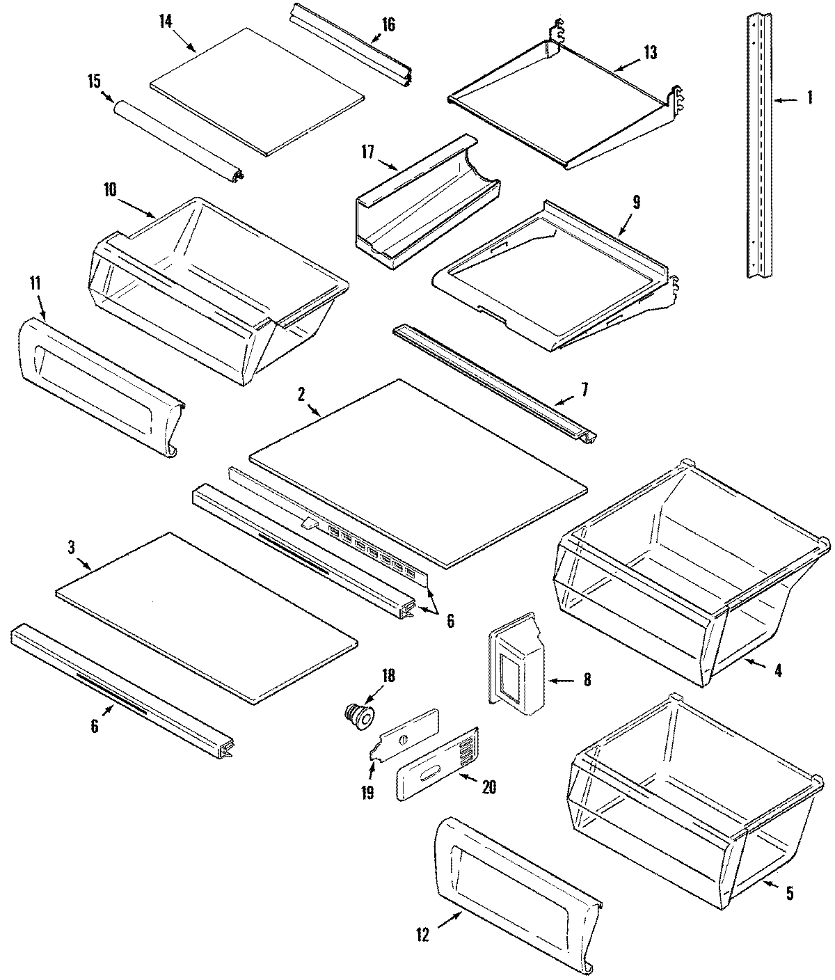 12 - SHELVES & ACCESSORIES