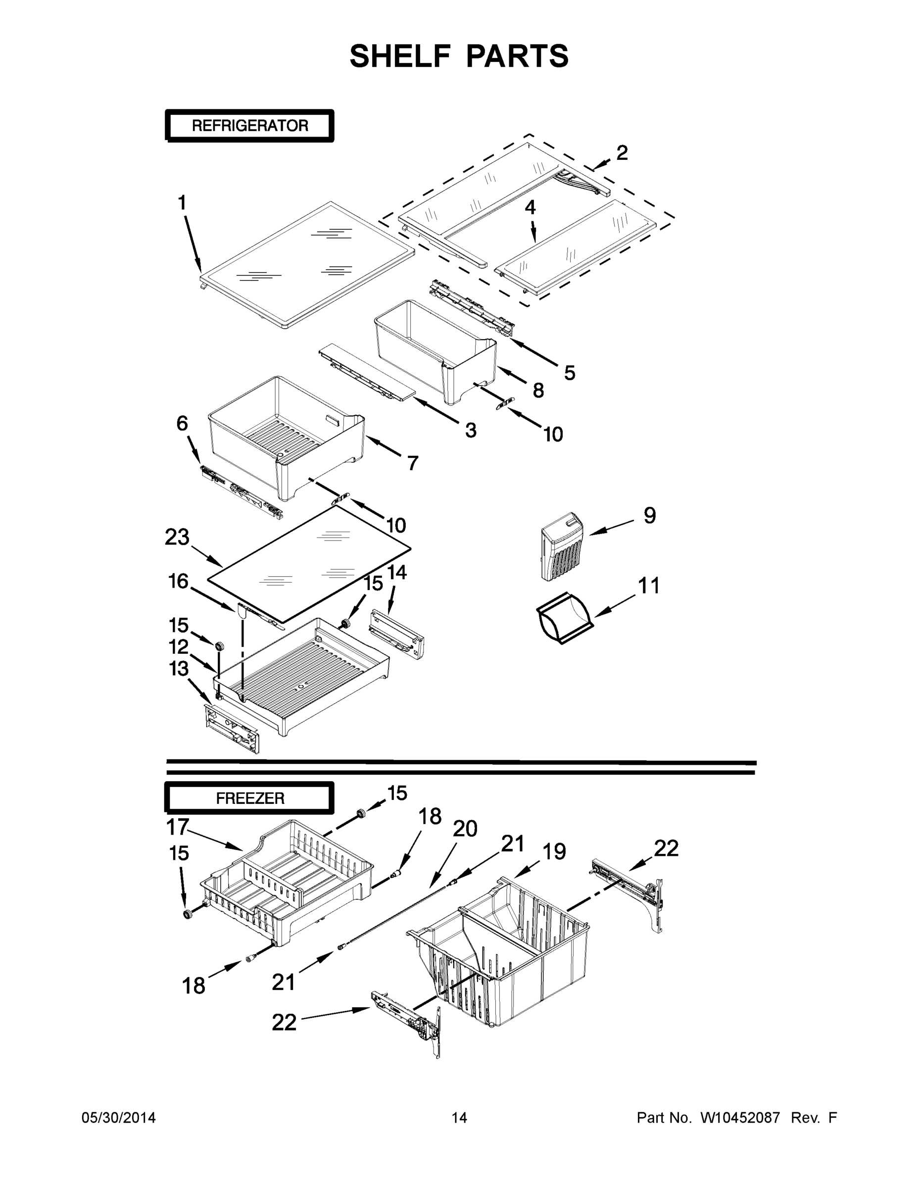 08 - SHELF PARTS