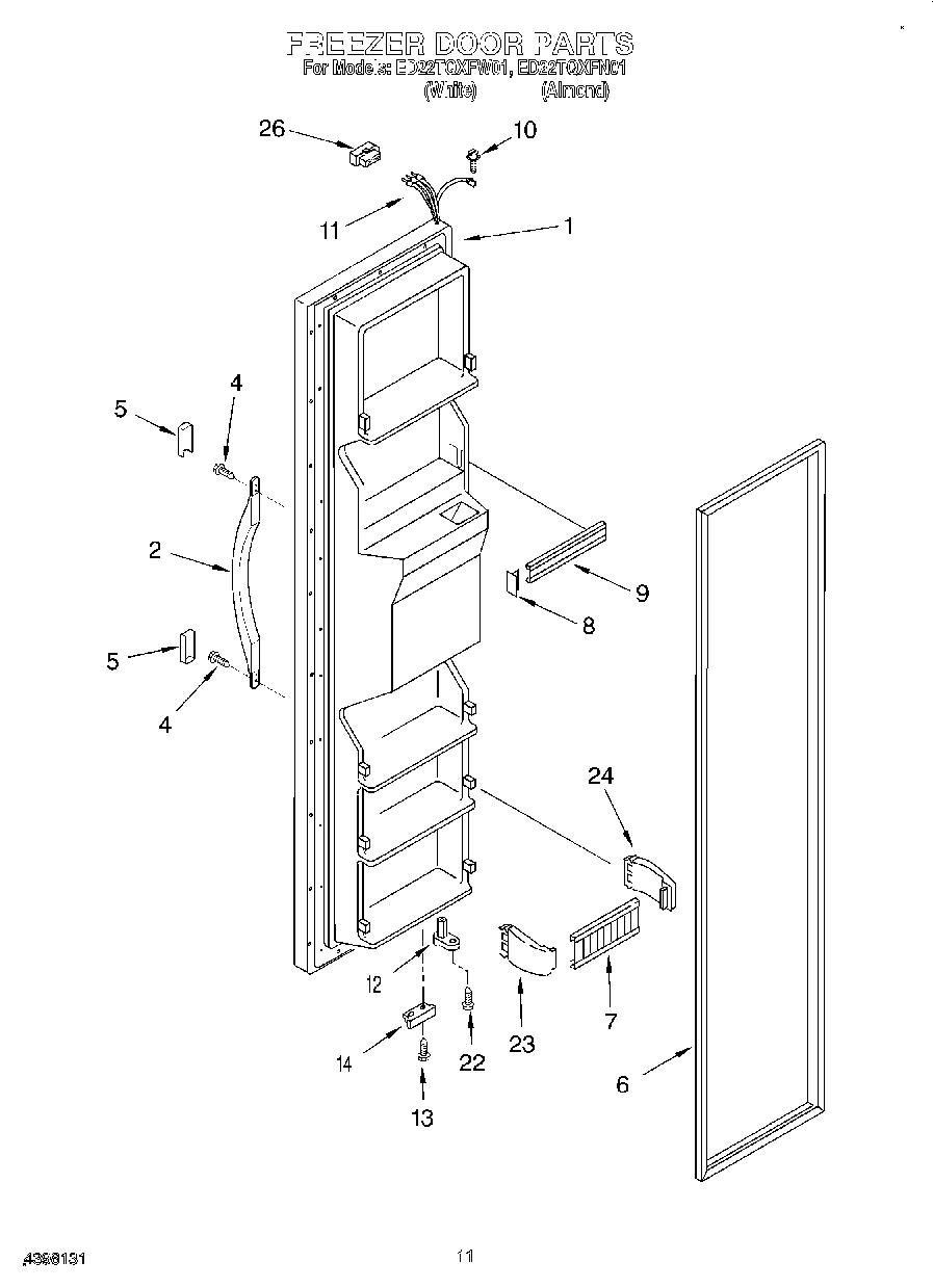 08 - FREEZER DOOR