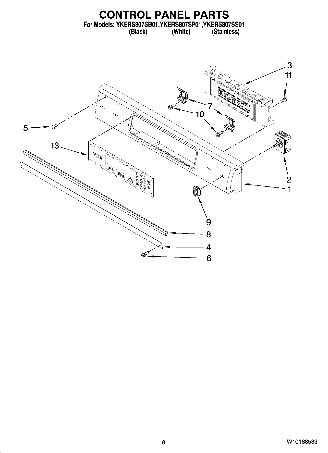 05 - CONTROL PANEL PARTS