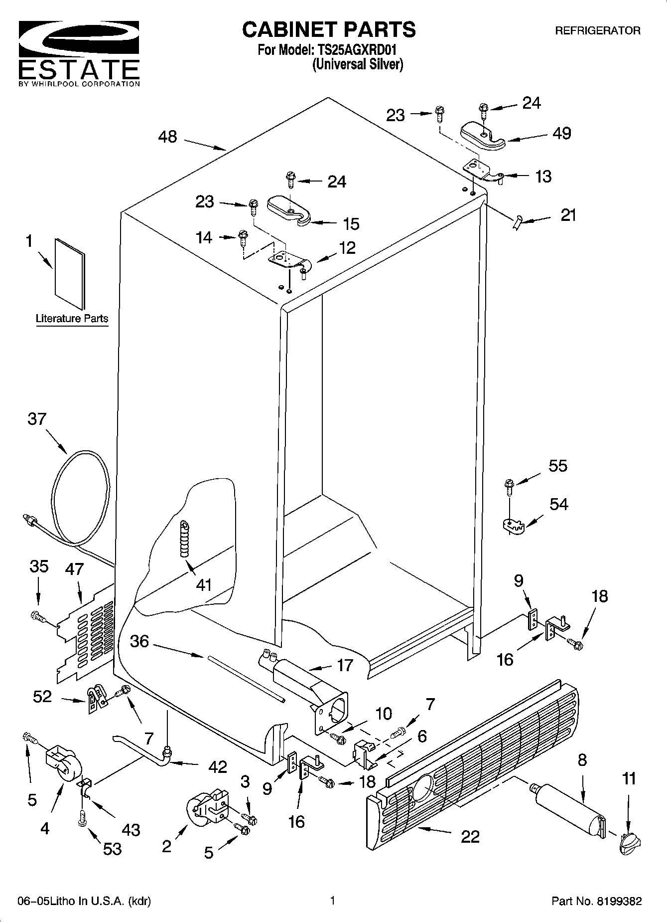 01 - CABINET PARTS