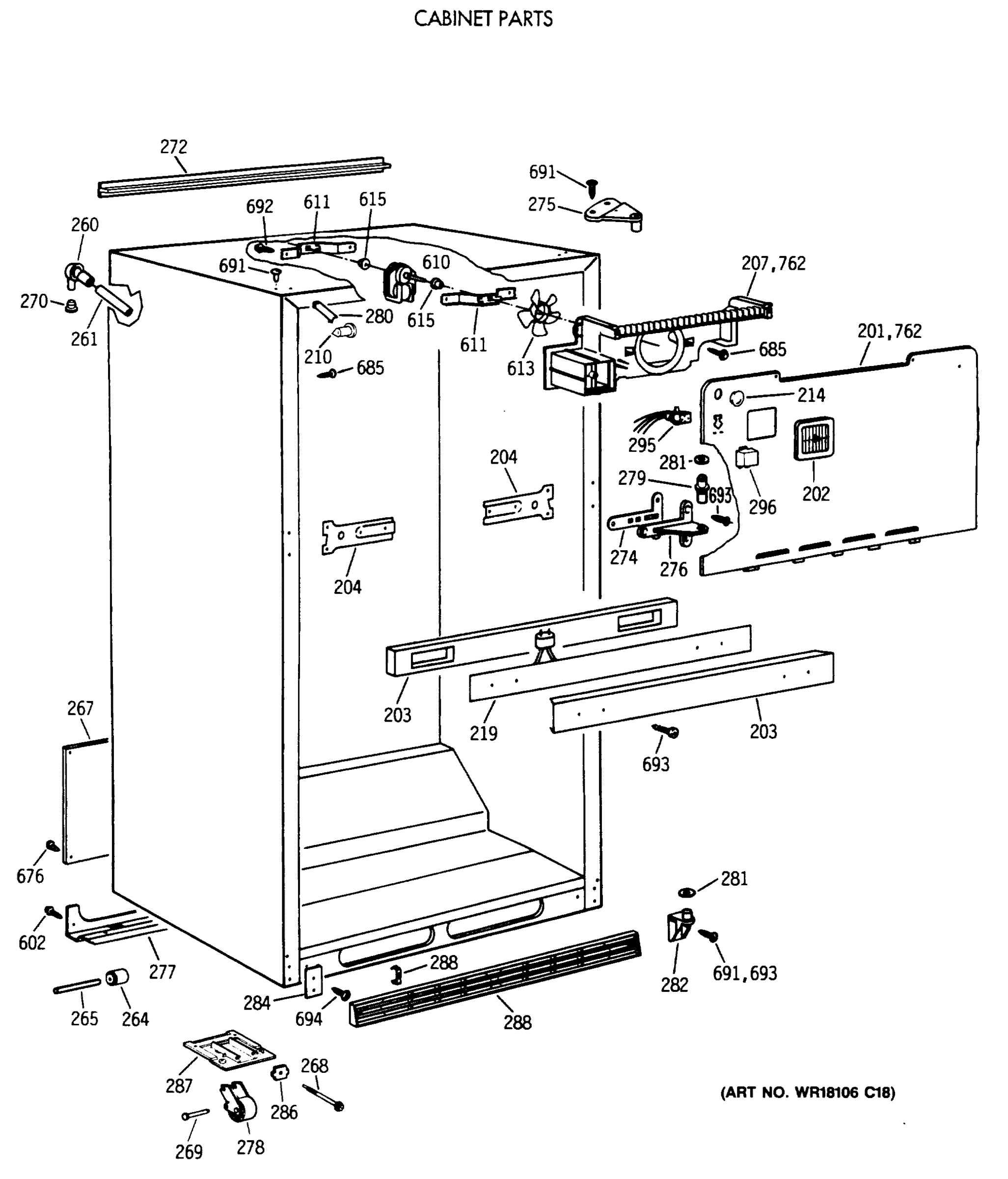 CABINET PARTS