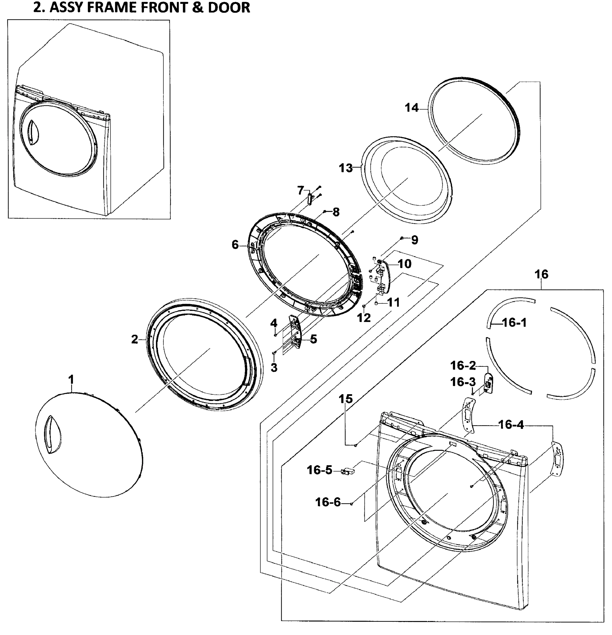 FRONT/DOOR ASSY