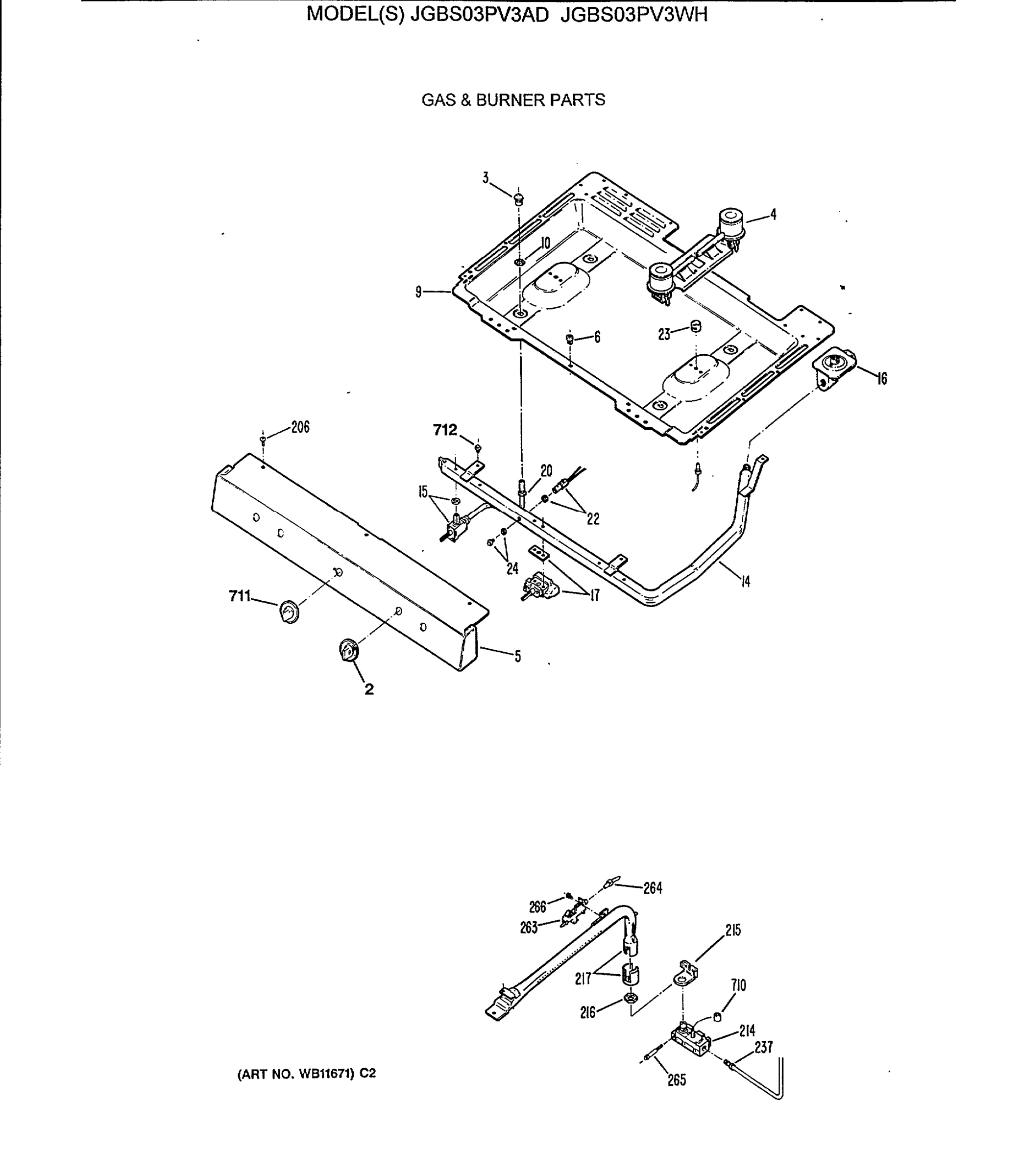 GAS & BURNER PARTS