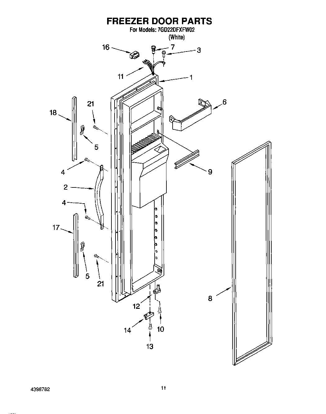 08 - FREEZER DOOR