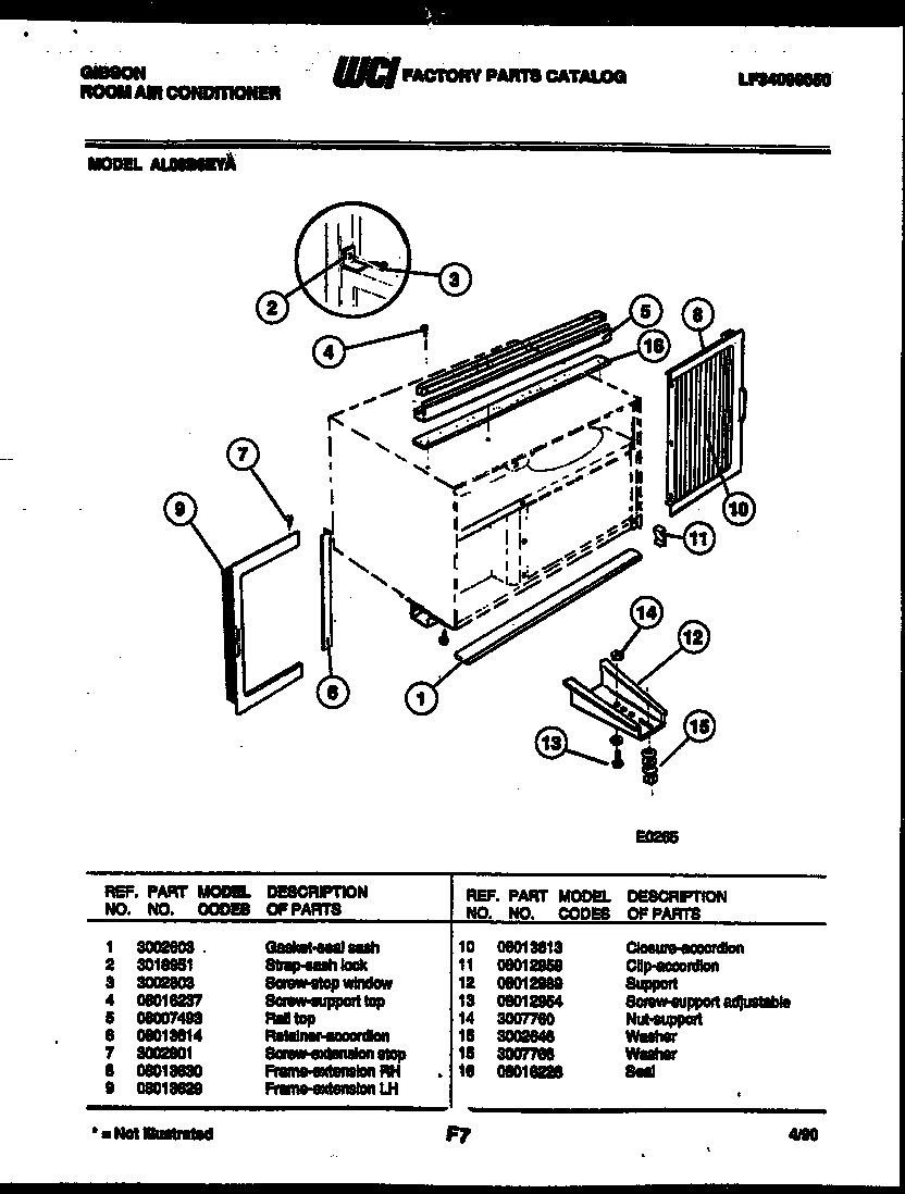 06 - CABINET AND INSTALLATION PARTS