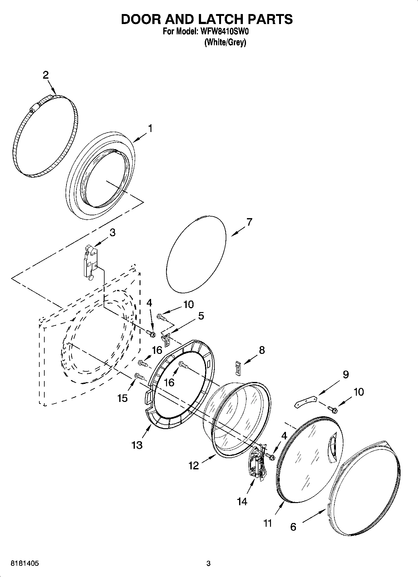 02 - DOOR AND LATCH PARTS
