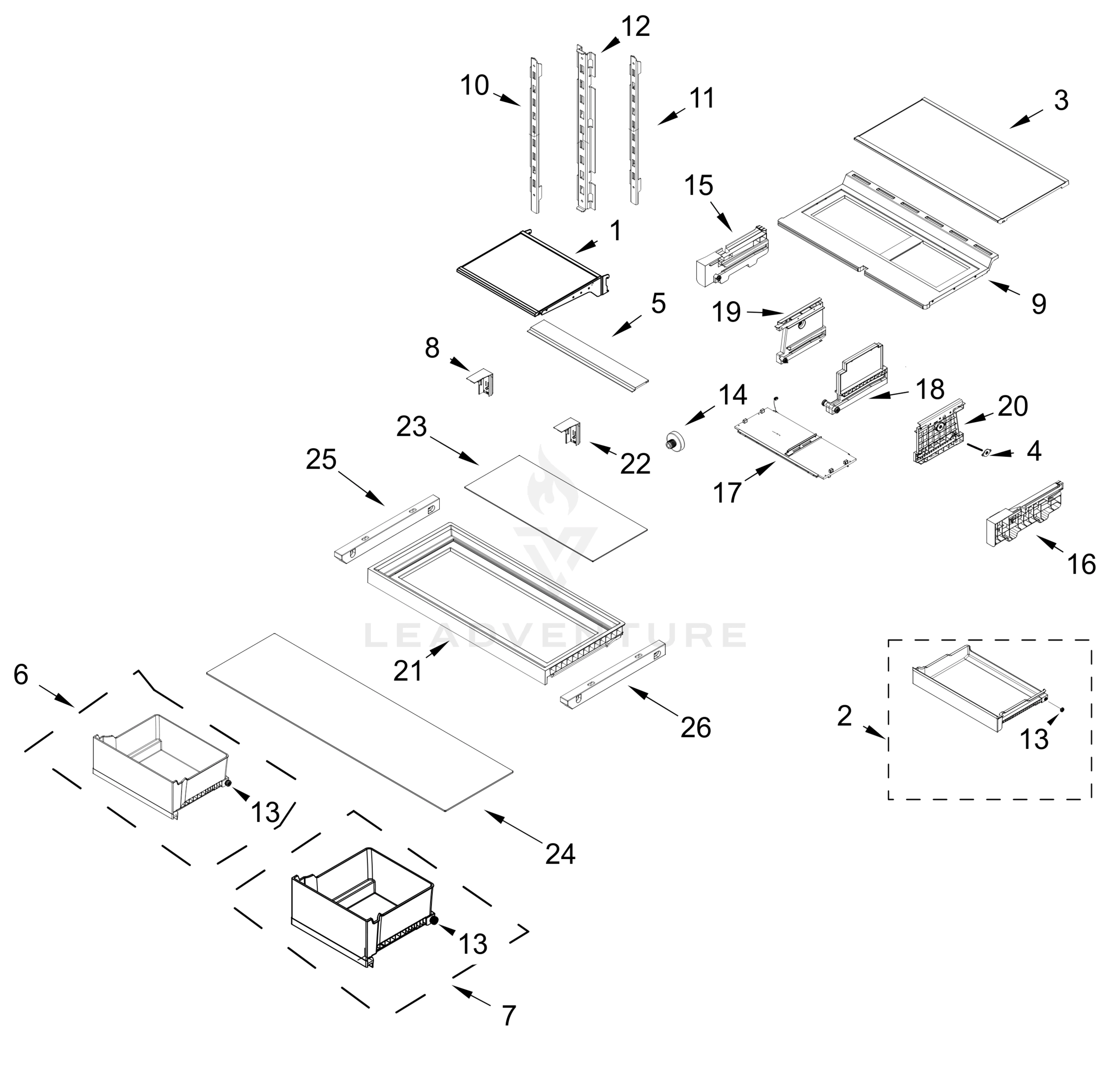 SHELF PARTS