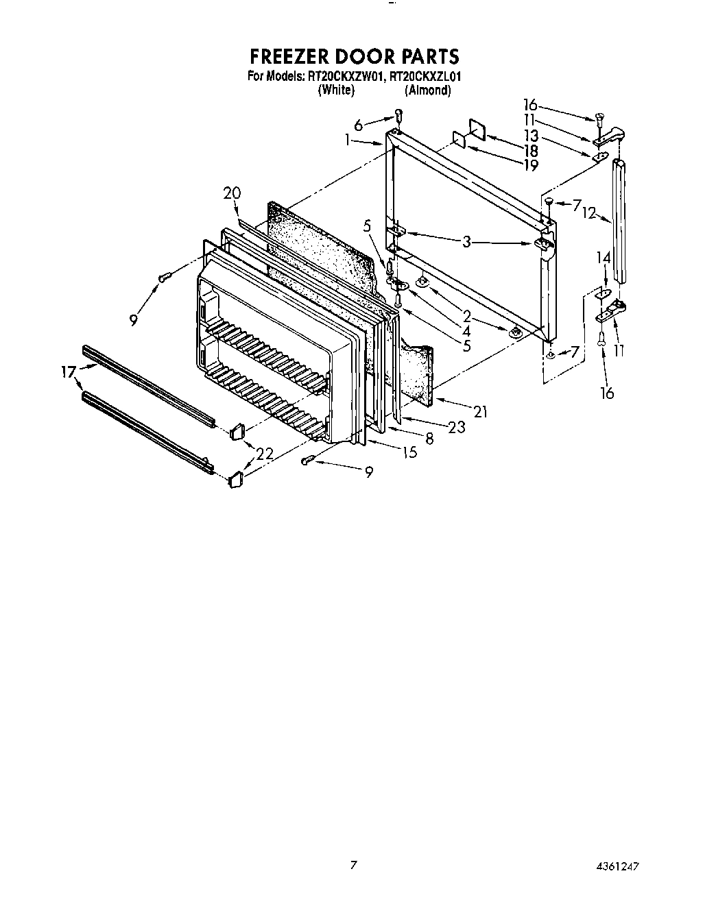 06 - FREEZER DOOR