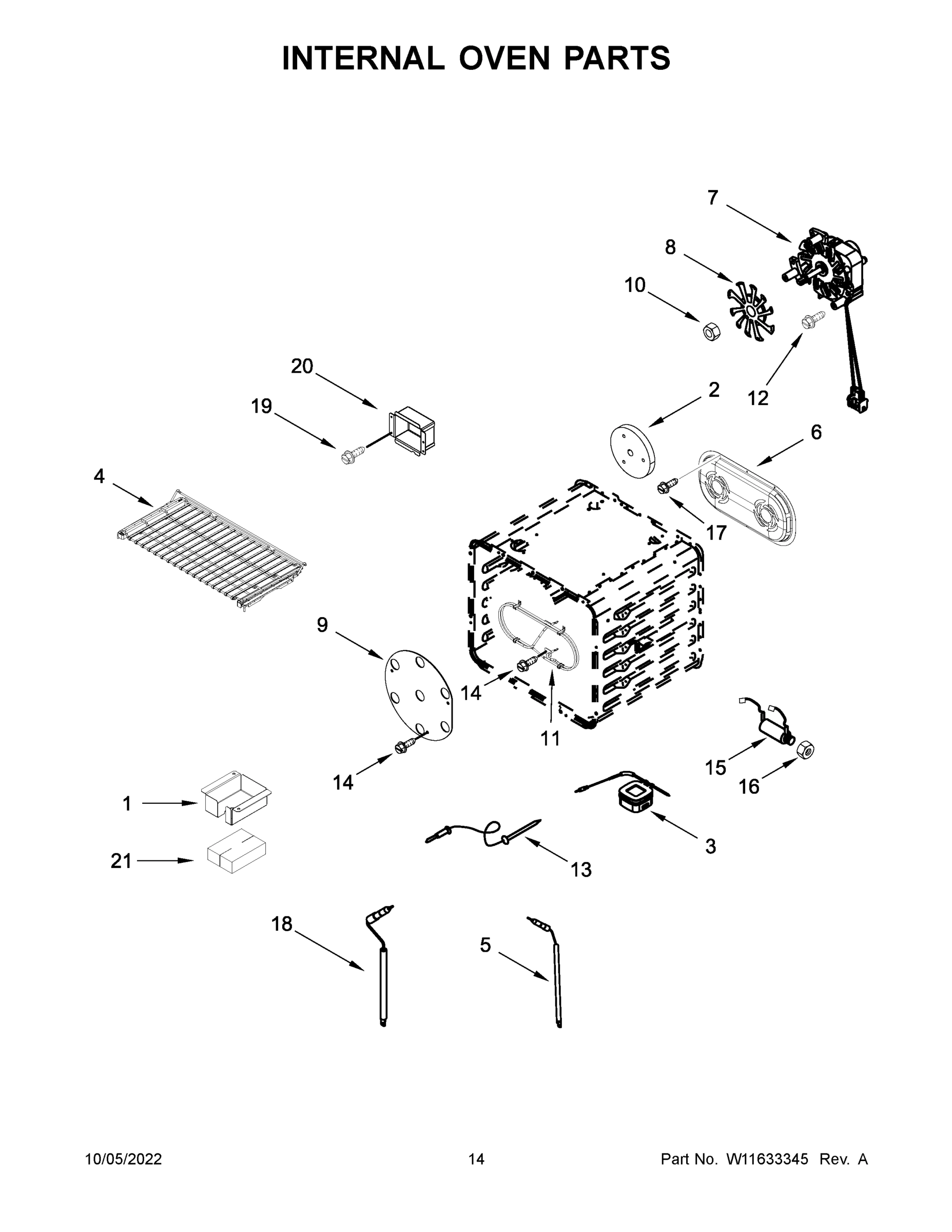 08 - INTERNAL OVEN PARTS