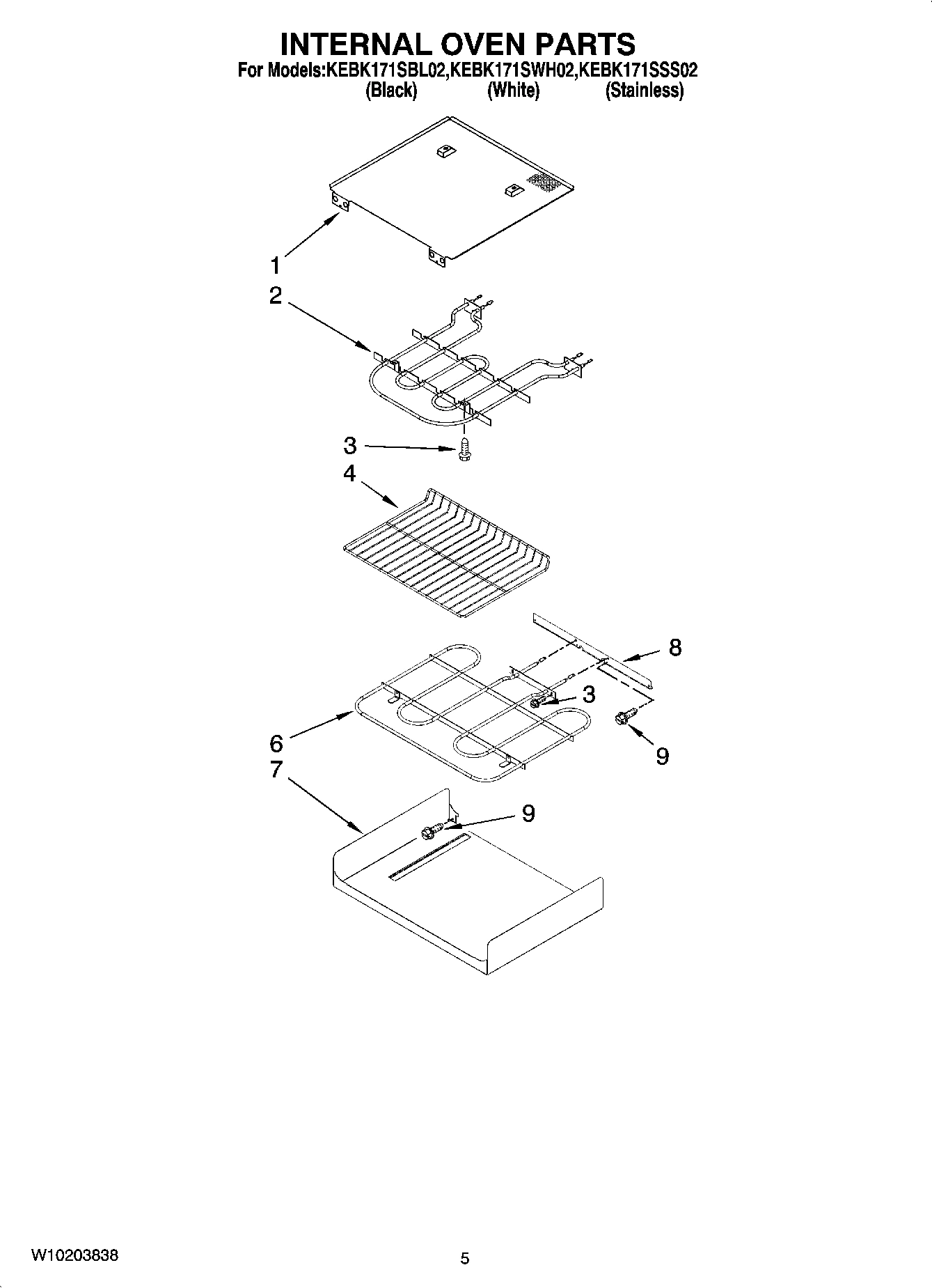 04 - INTERNAL OVEN PARTS