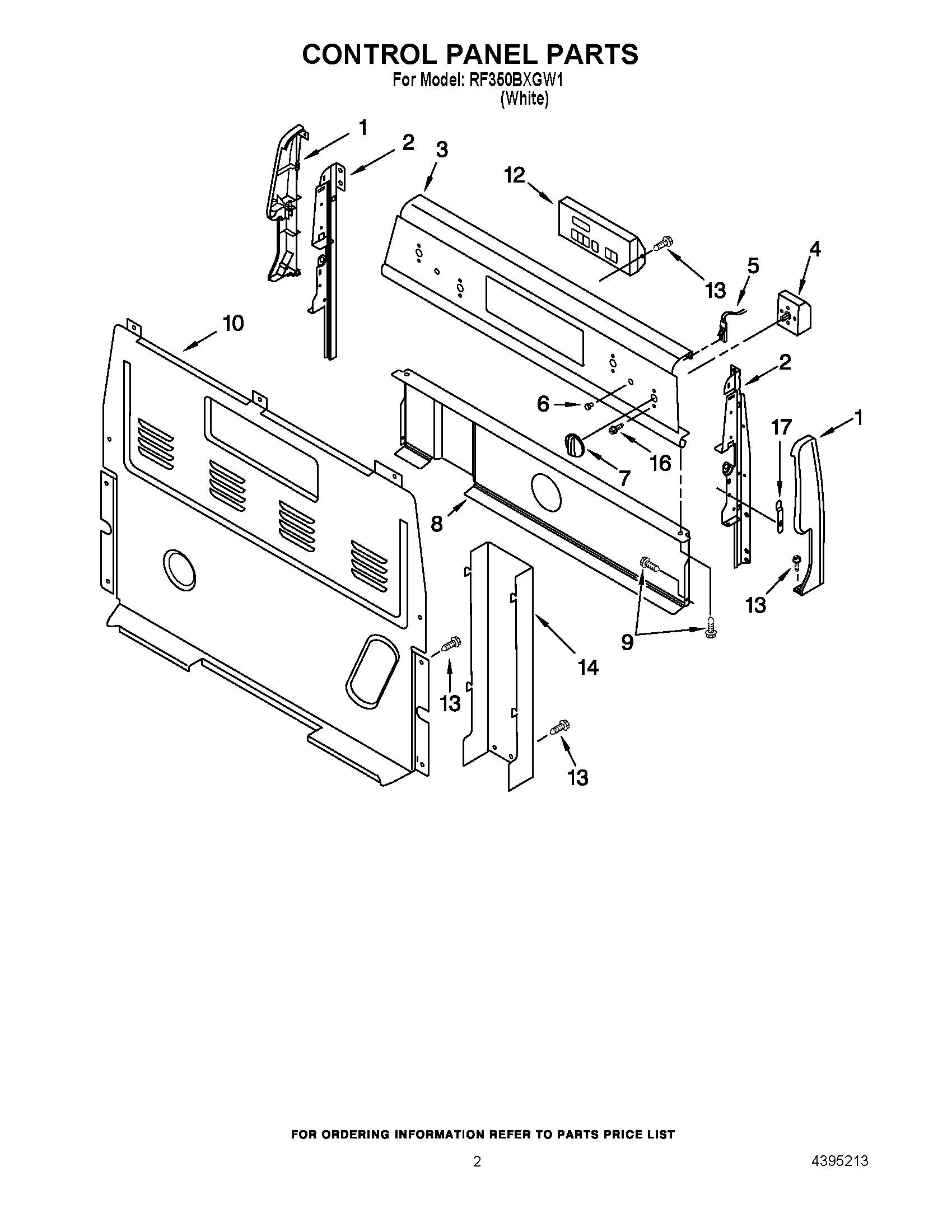 02 - CONTROL PANEL PARTS