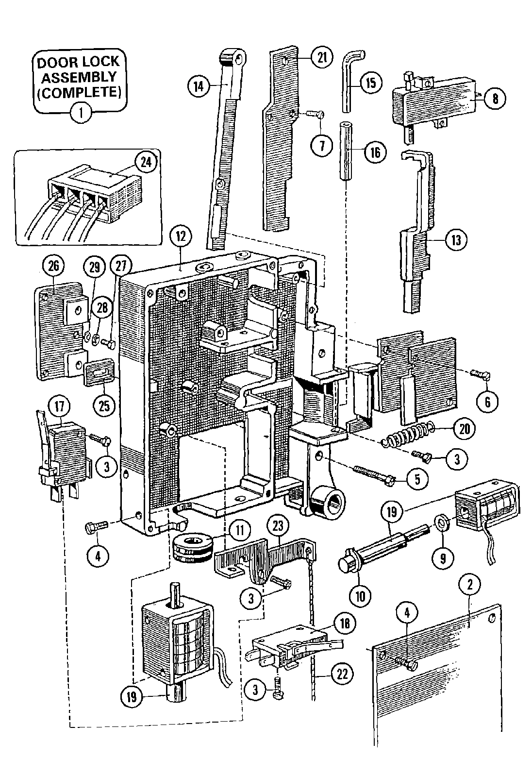 06 - DOOR LOCK ASSEMBLY