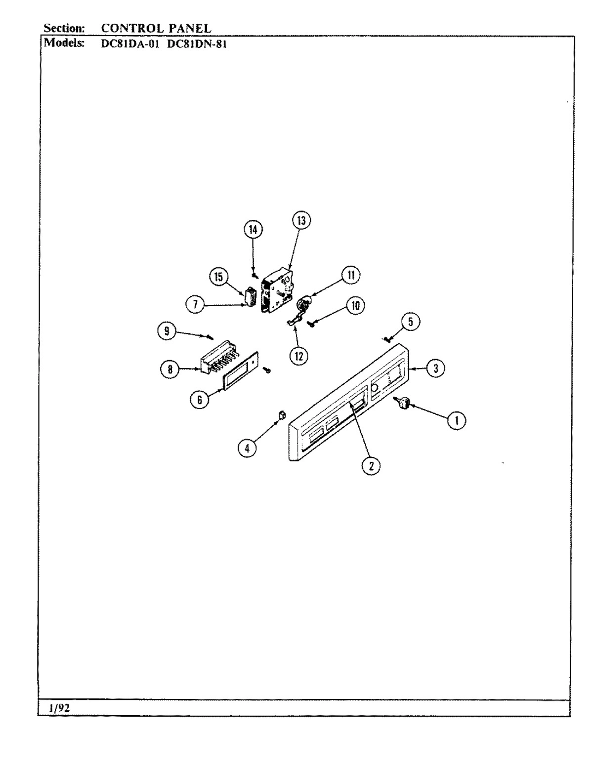 01 - CONTROL PANEL