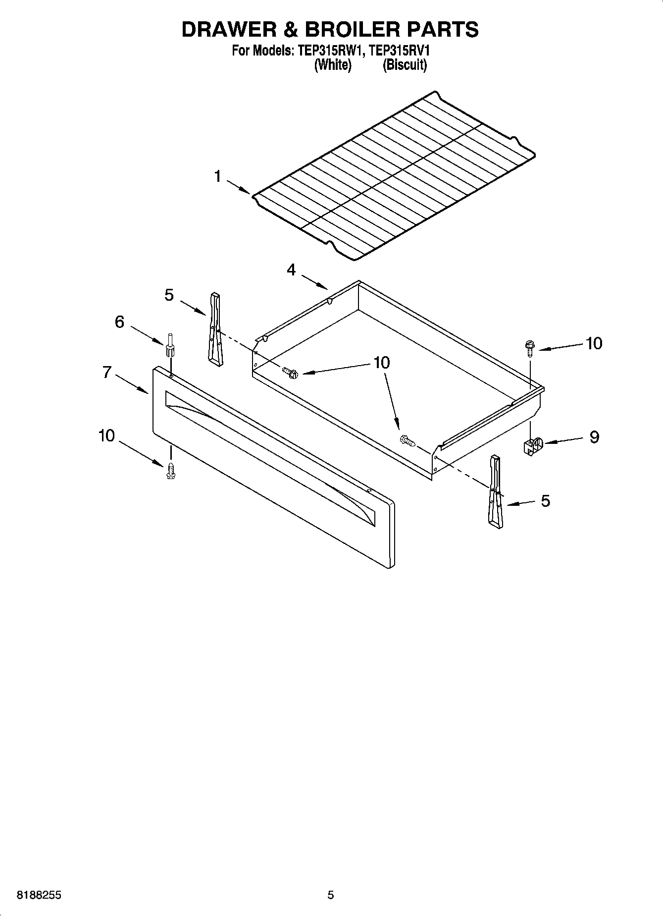 04 - DRAWER & BROILER PARTS