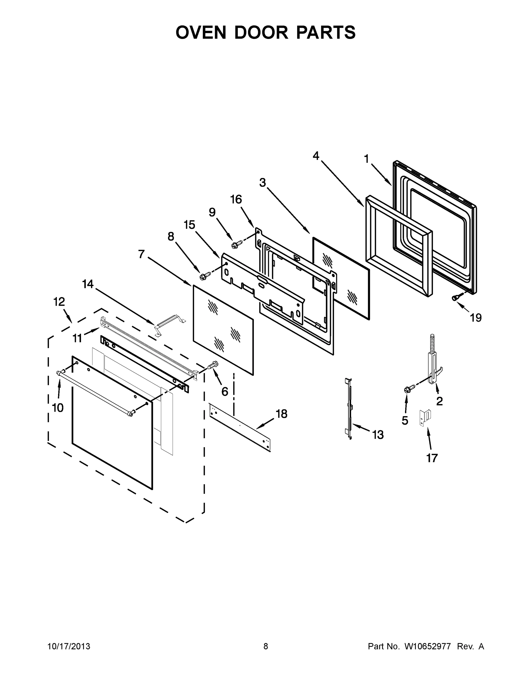 05 - OVEN DOOR PARTS