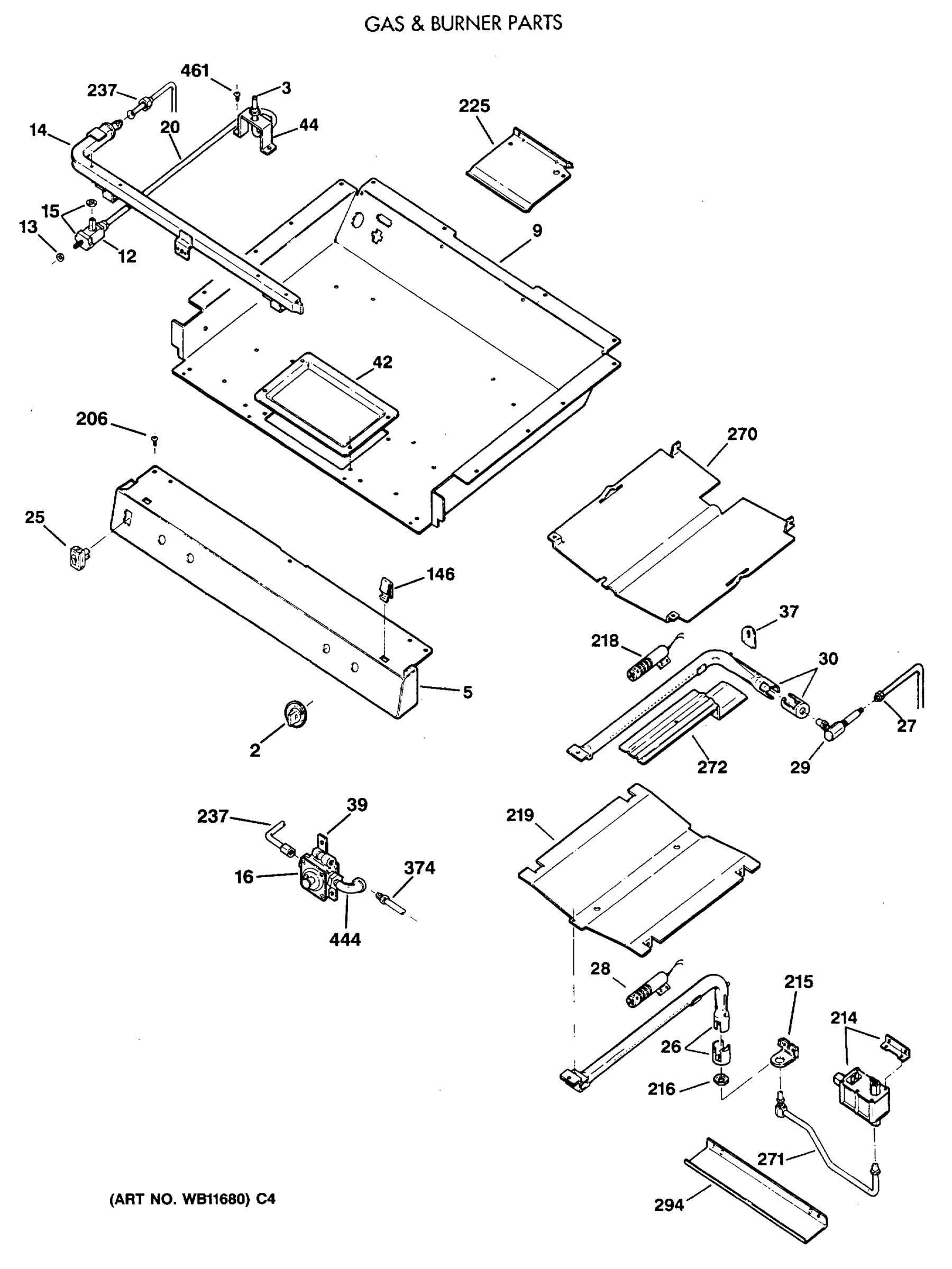 GAS & BURNER PARTS