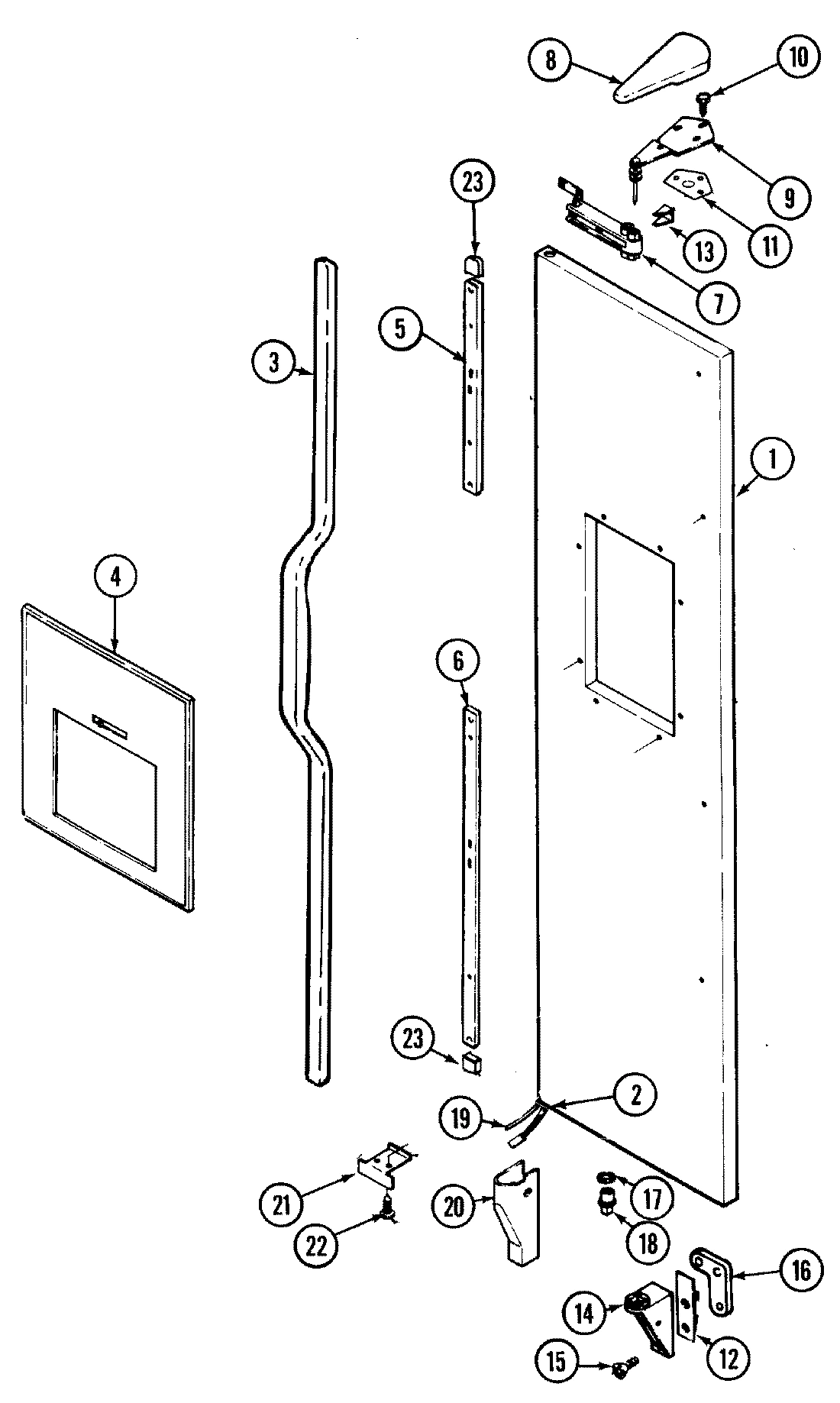 03 - FREEZER OUTER DOOR