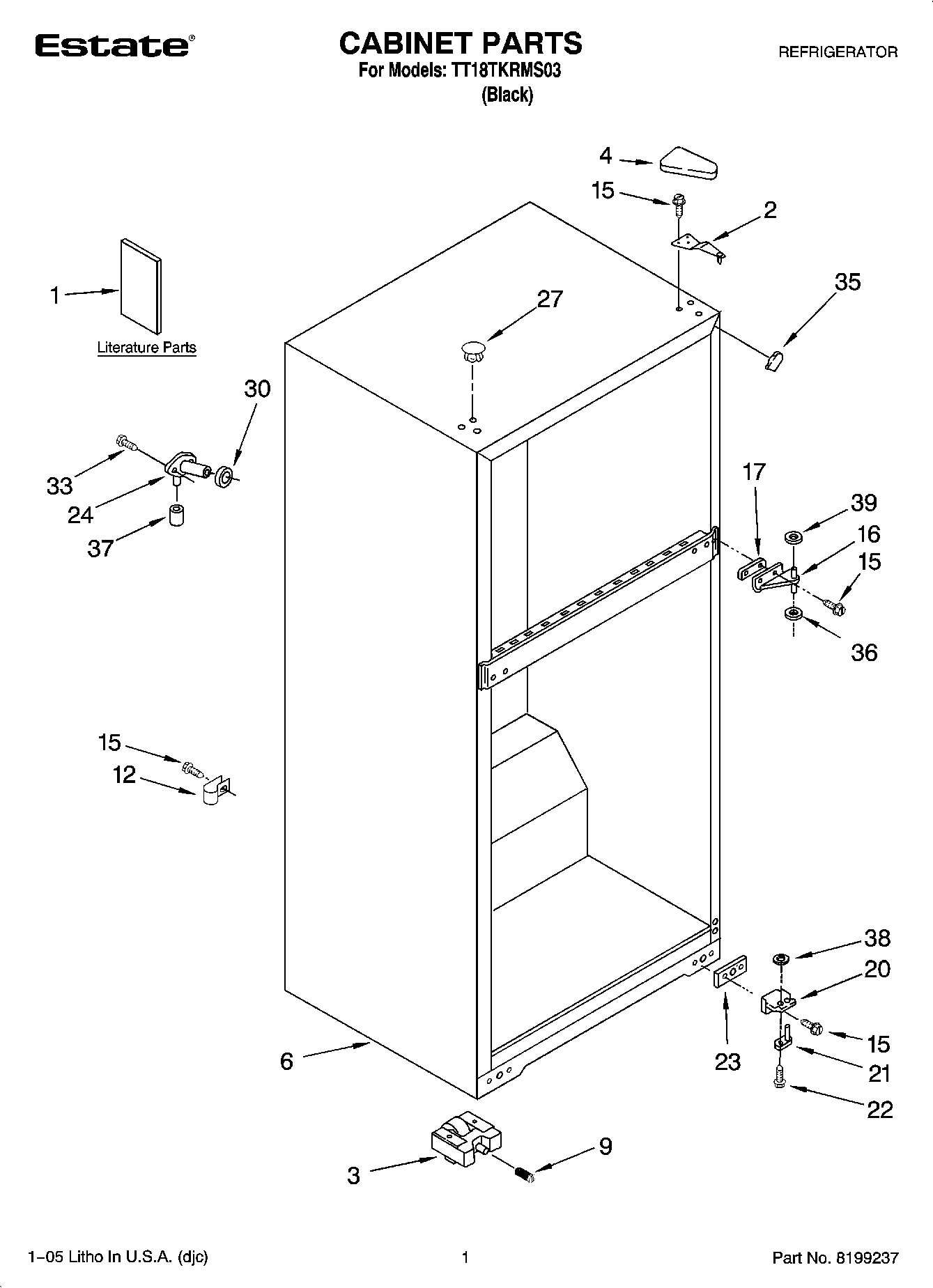 01 - CABINET PARTS