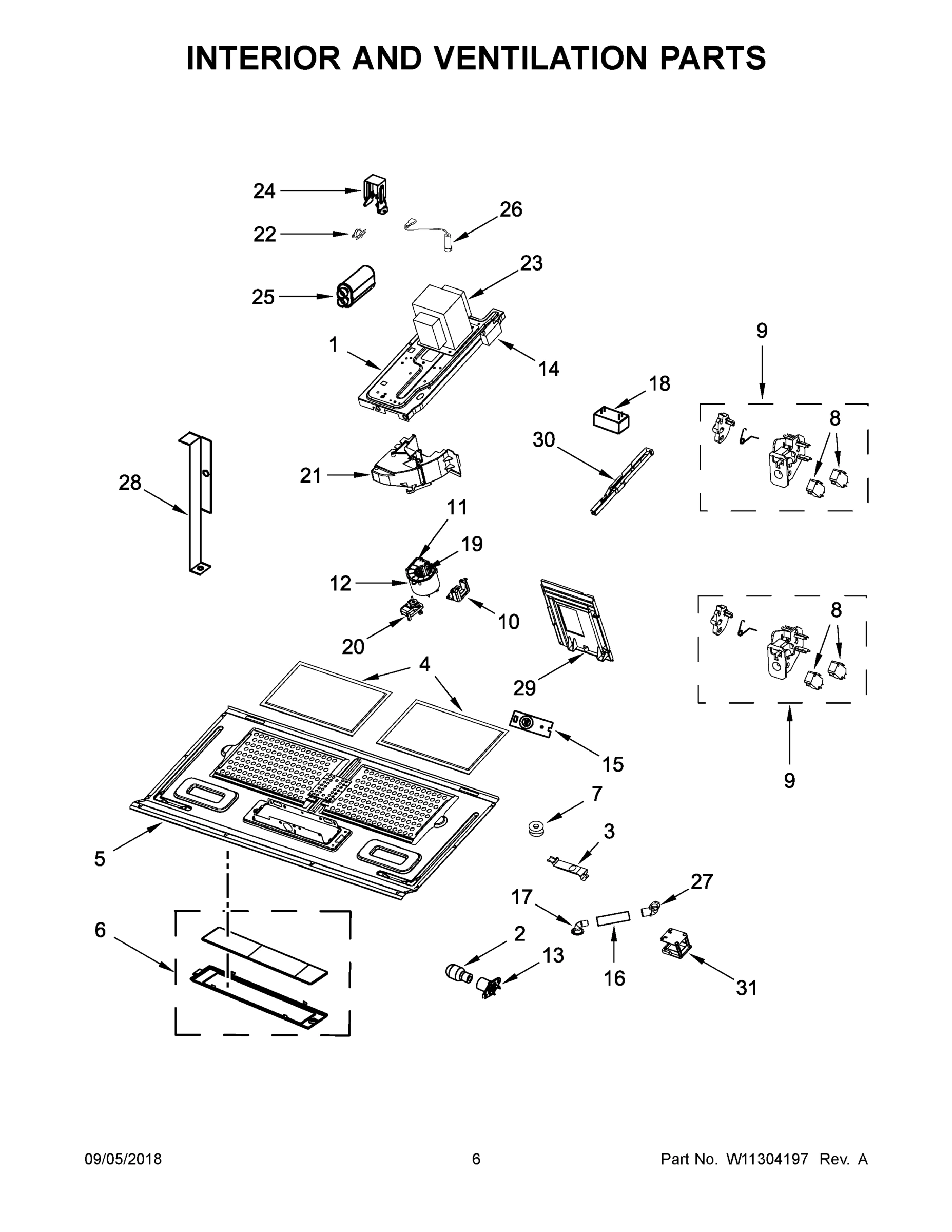 04 - INTERIOR AND VENTILATION PARTS
