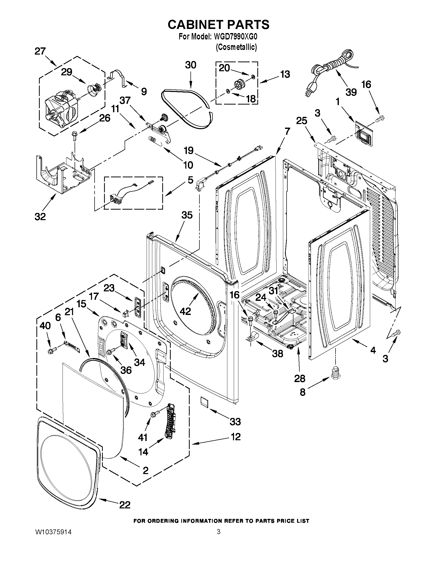 02 - CABINET PARTS