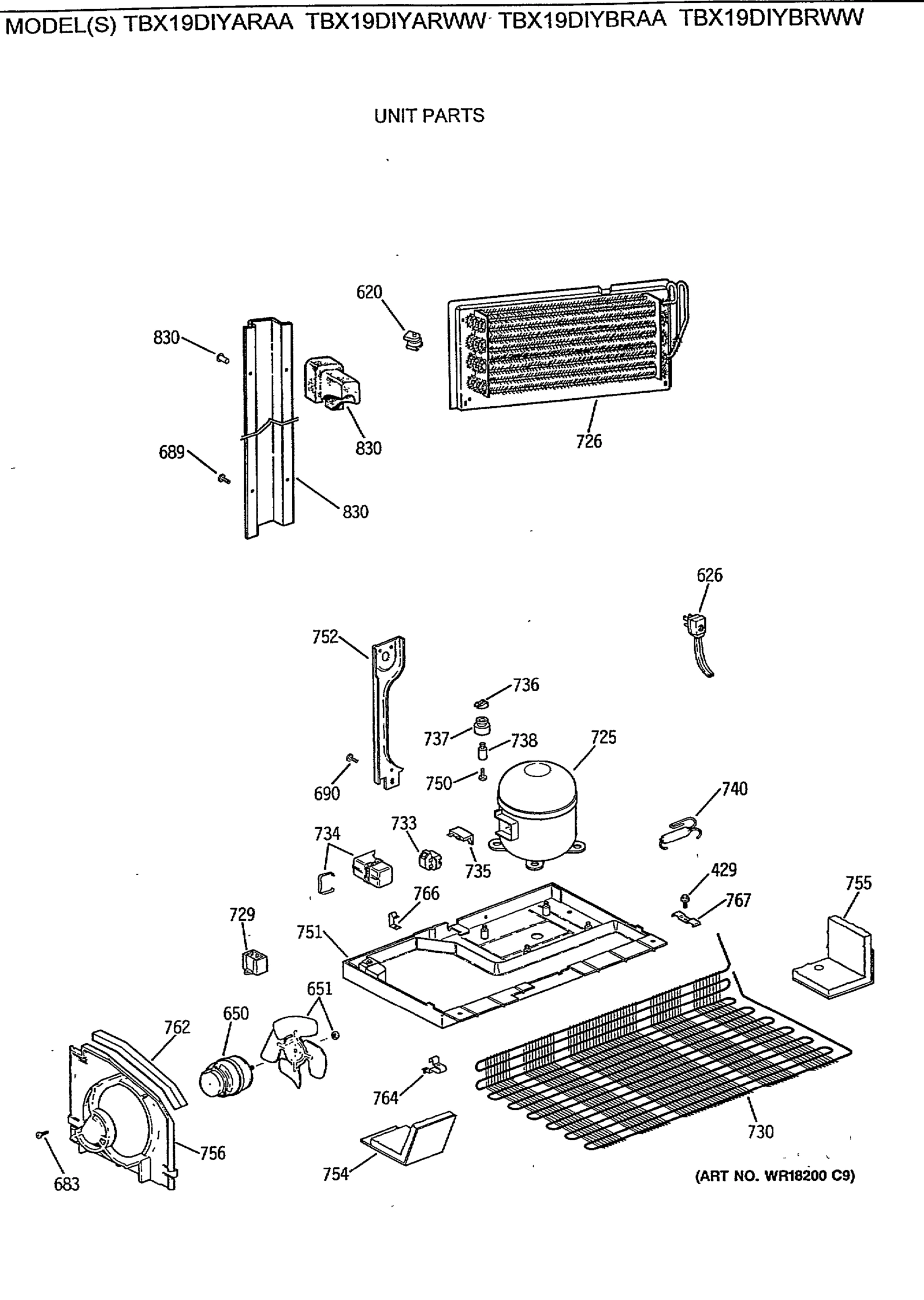 UNIT PARTS
