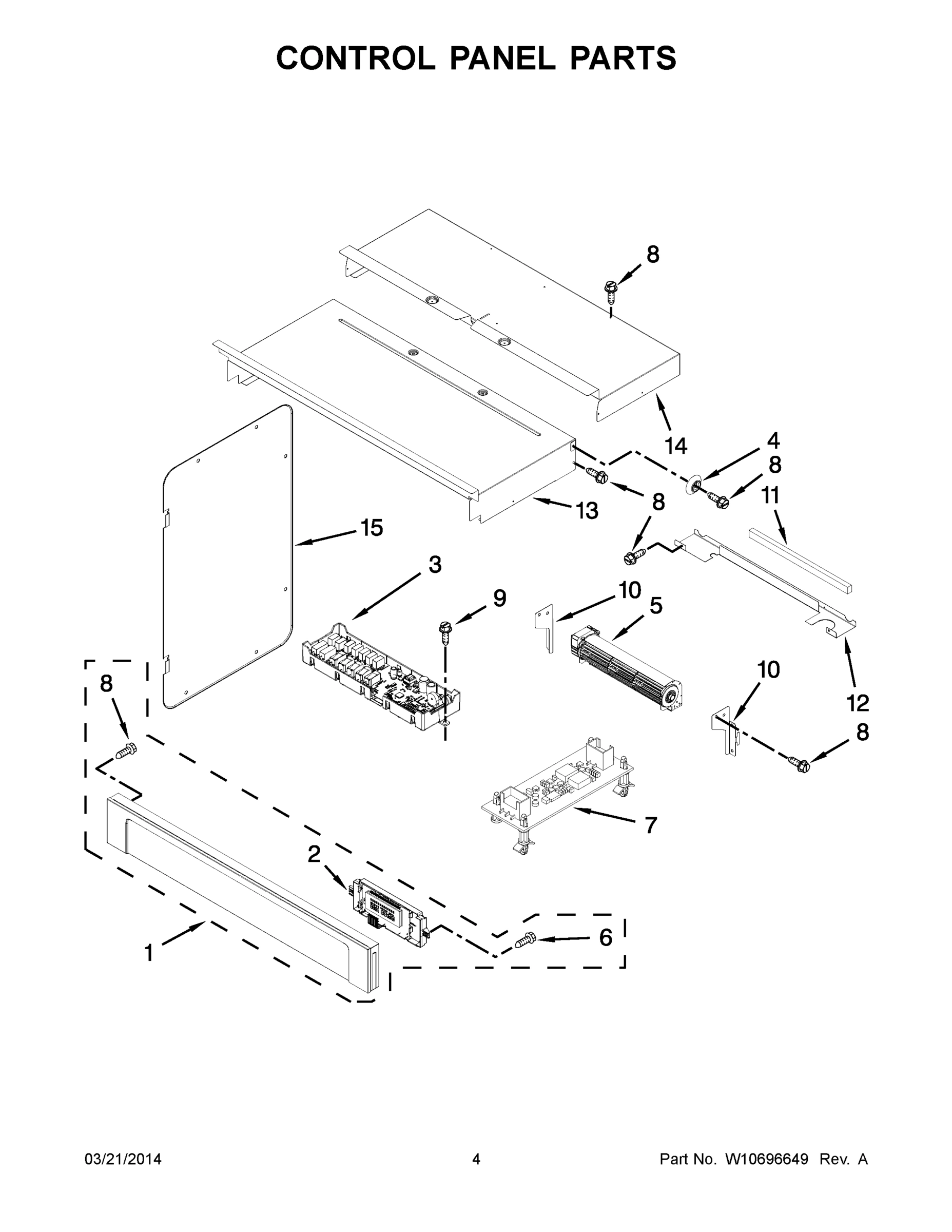 03 - CONTROL PANEL PARTS