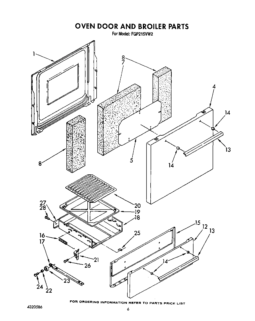 05 - OVEN DOOR AND BROILER