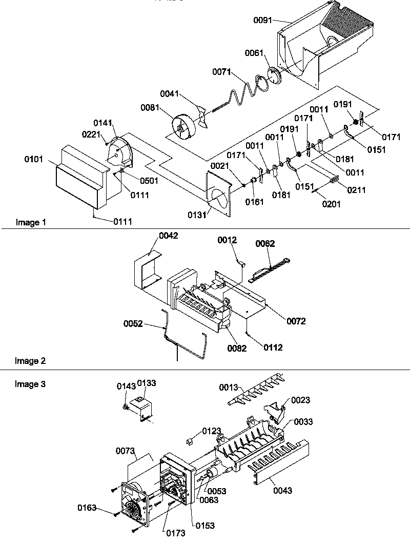 07 - ICE BUCKET AUGER, IM, & IM PARTS