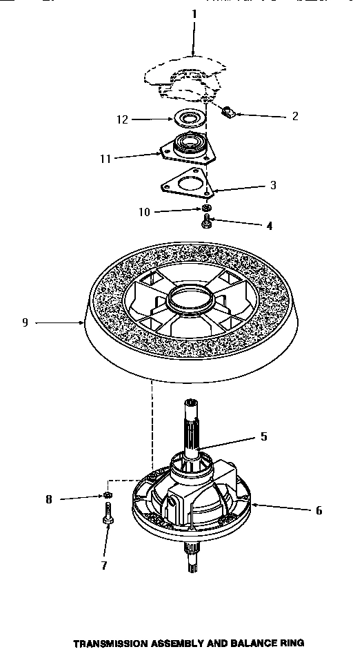 22 - TRANSMISSION ASSY & BALANCE RING