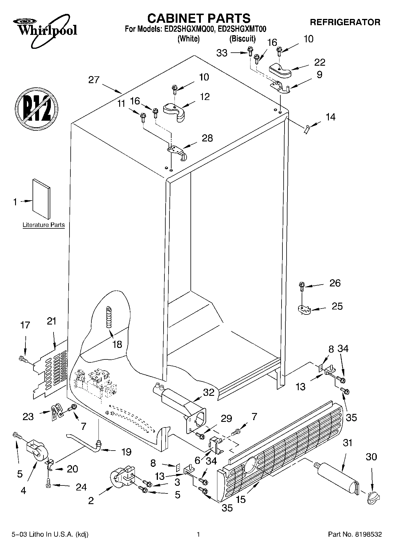 01 - CABINET PARTS