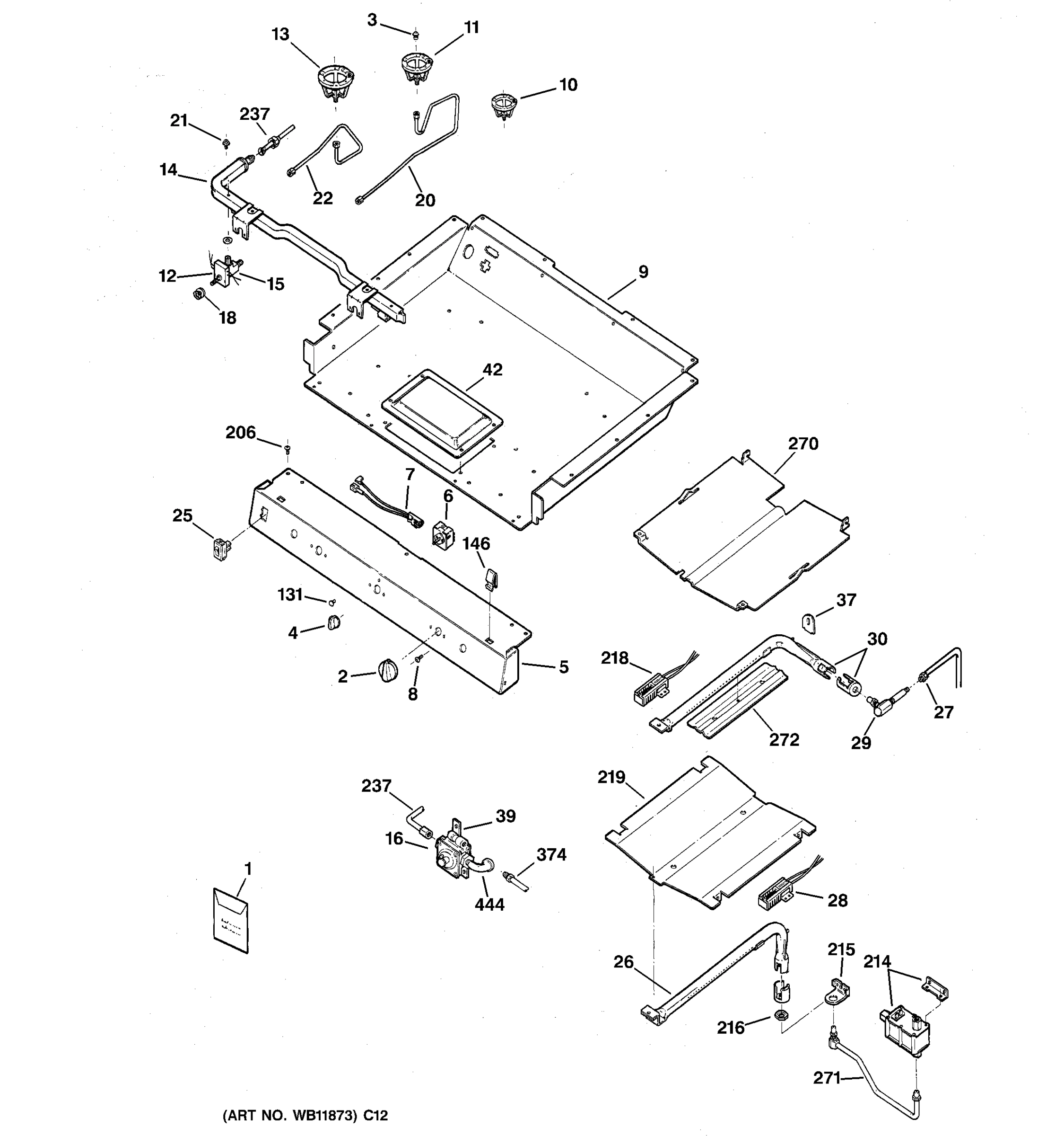 GAS & BURNER PARTS