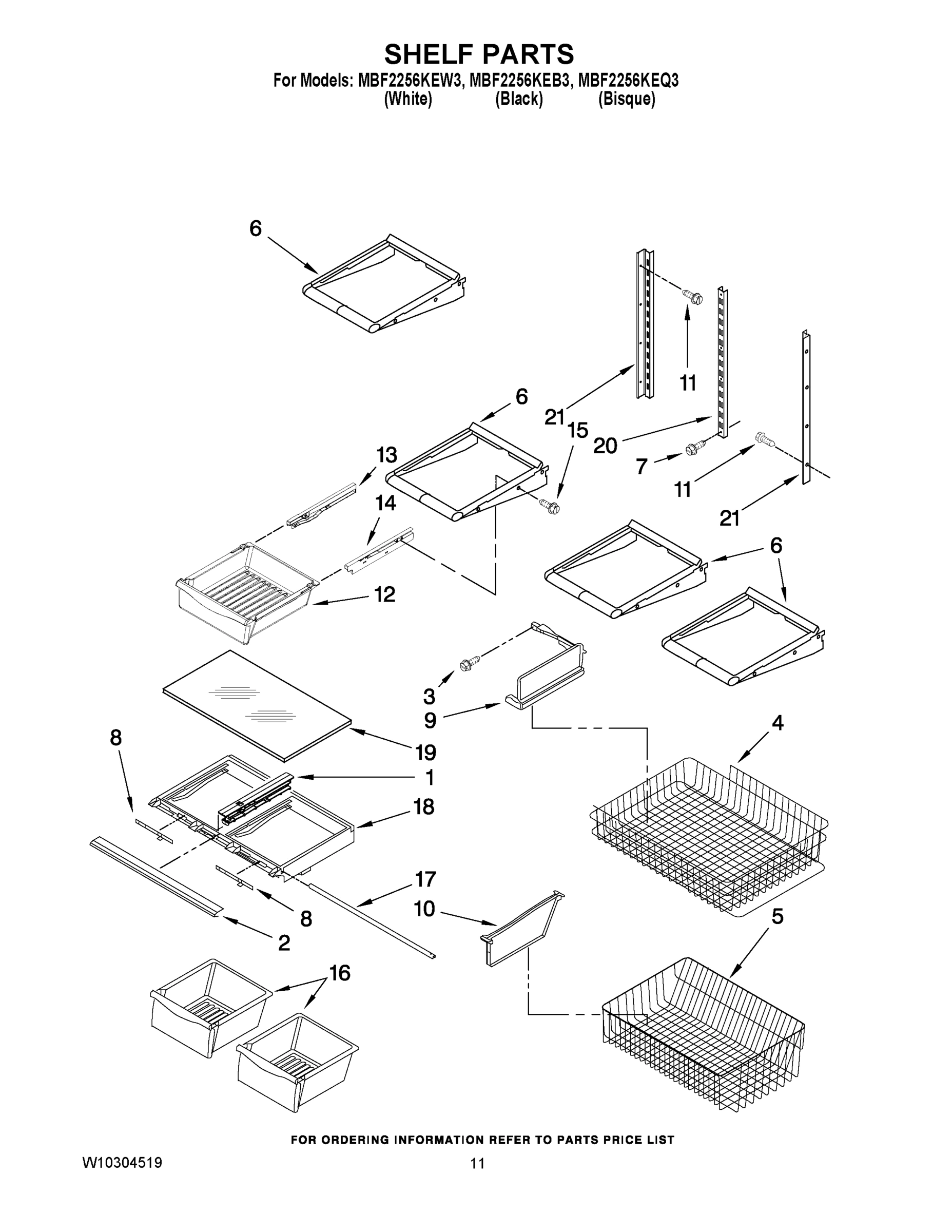 07 - SHELF PARTS