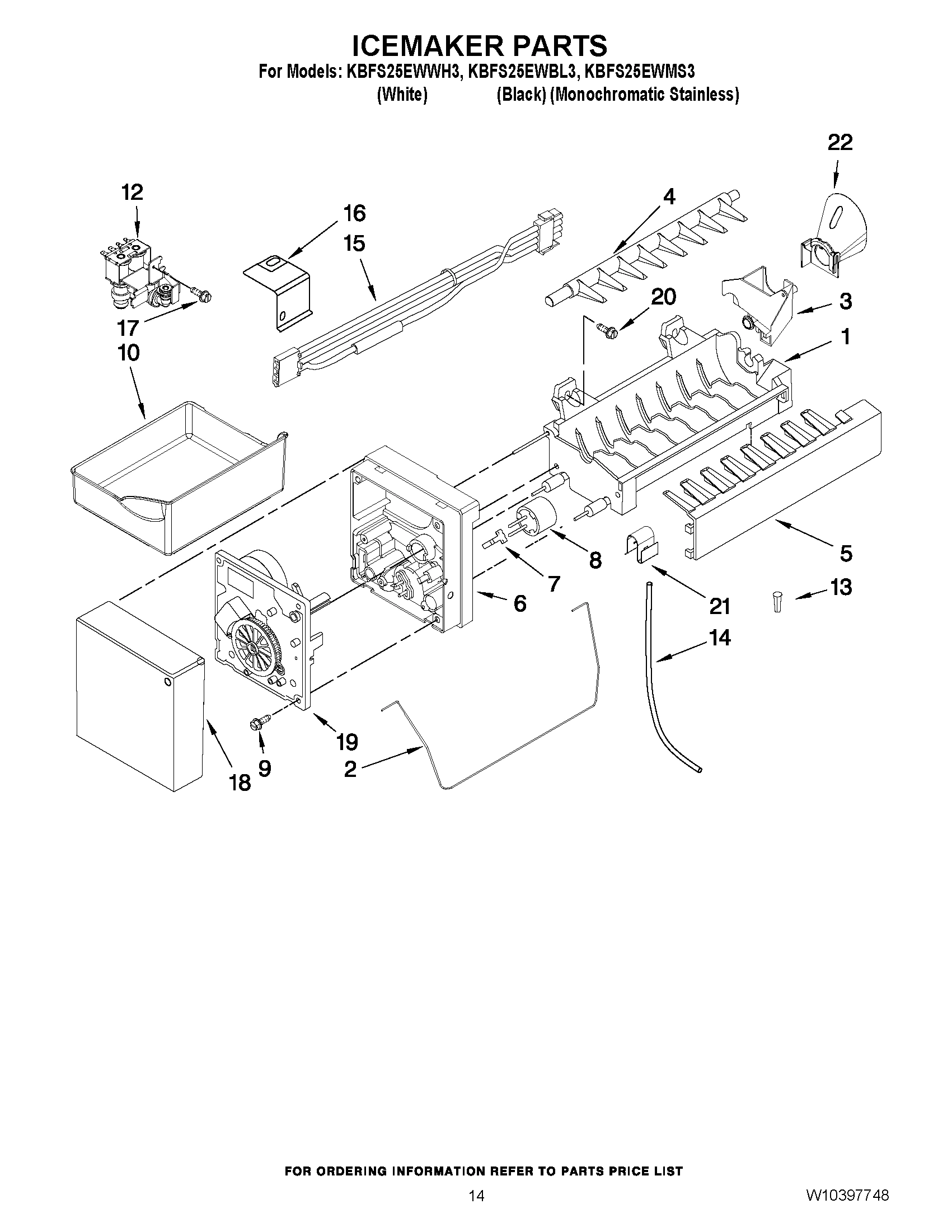 08 - ICEMAKER PARTS