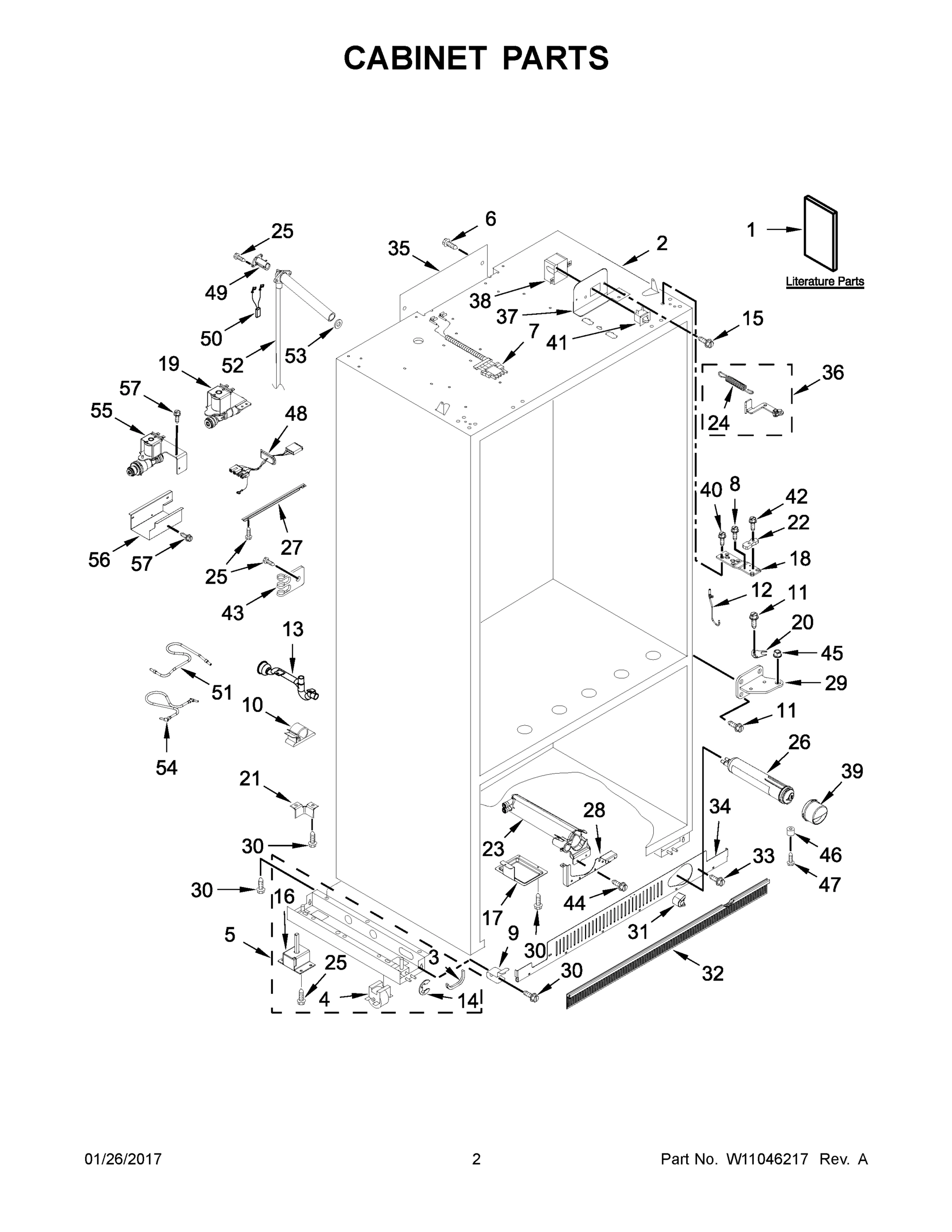 02 - CABINET PARTS