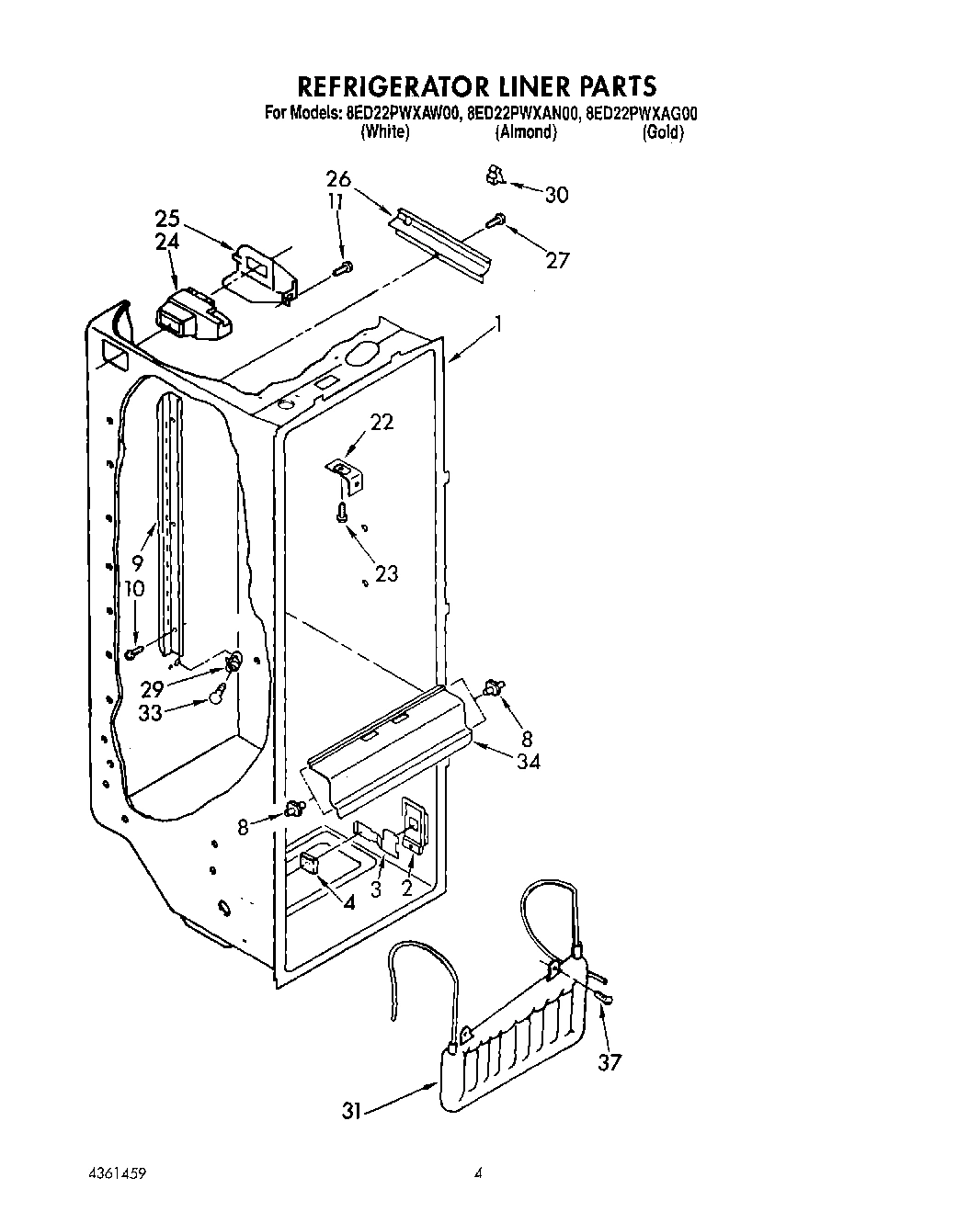 02 - REFRIGERATOR LINER