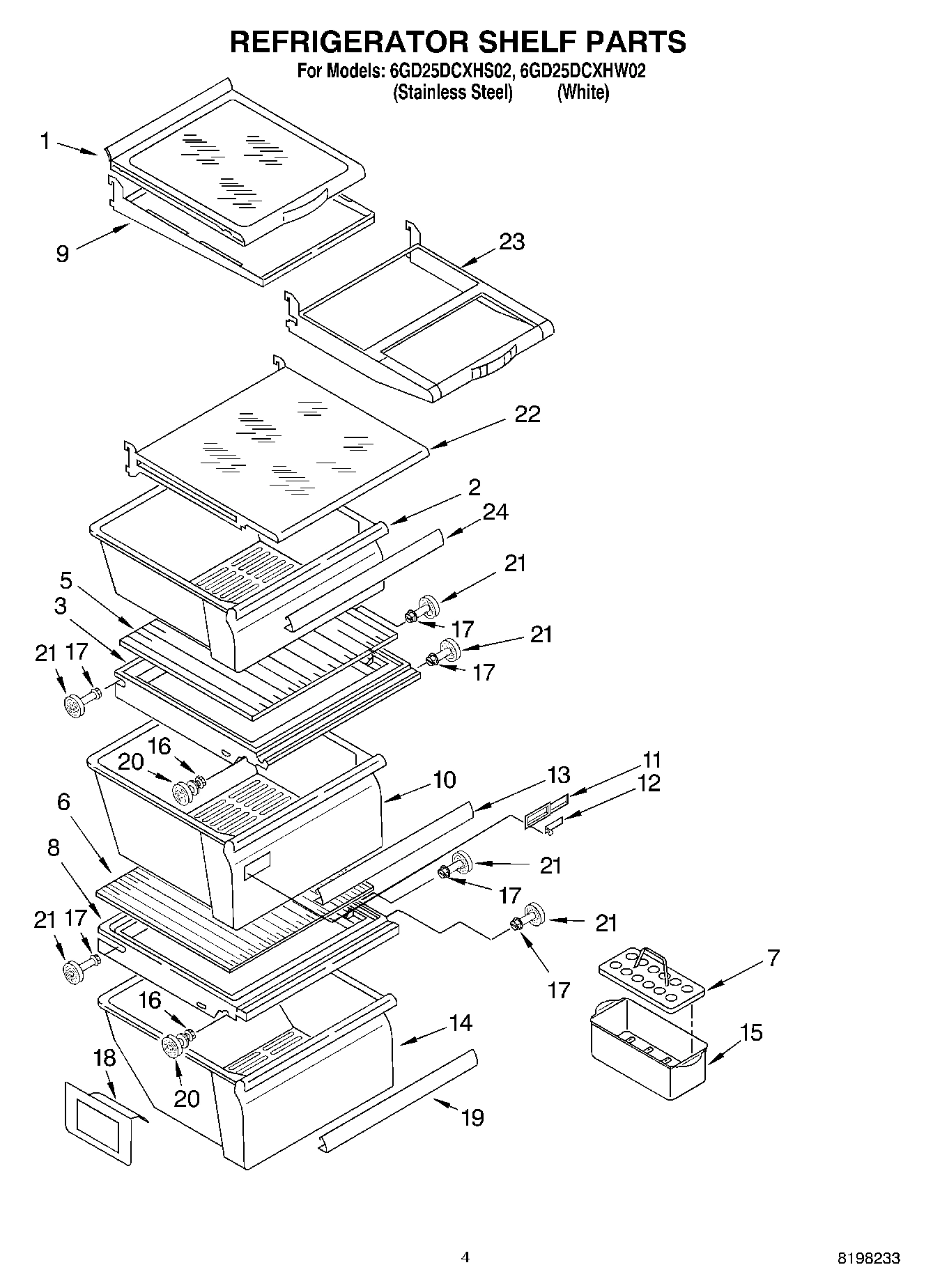 03 - REFRIGERATOR SHELF