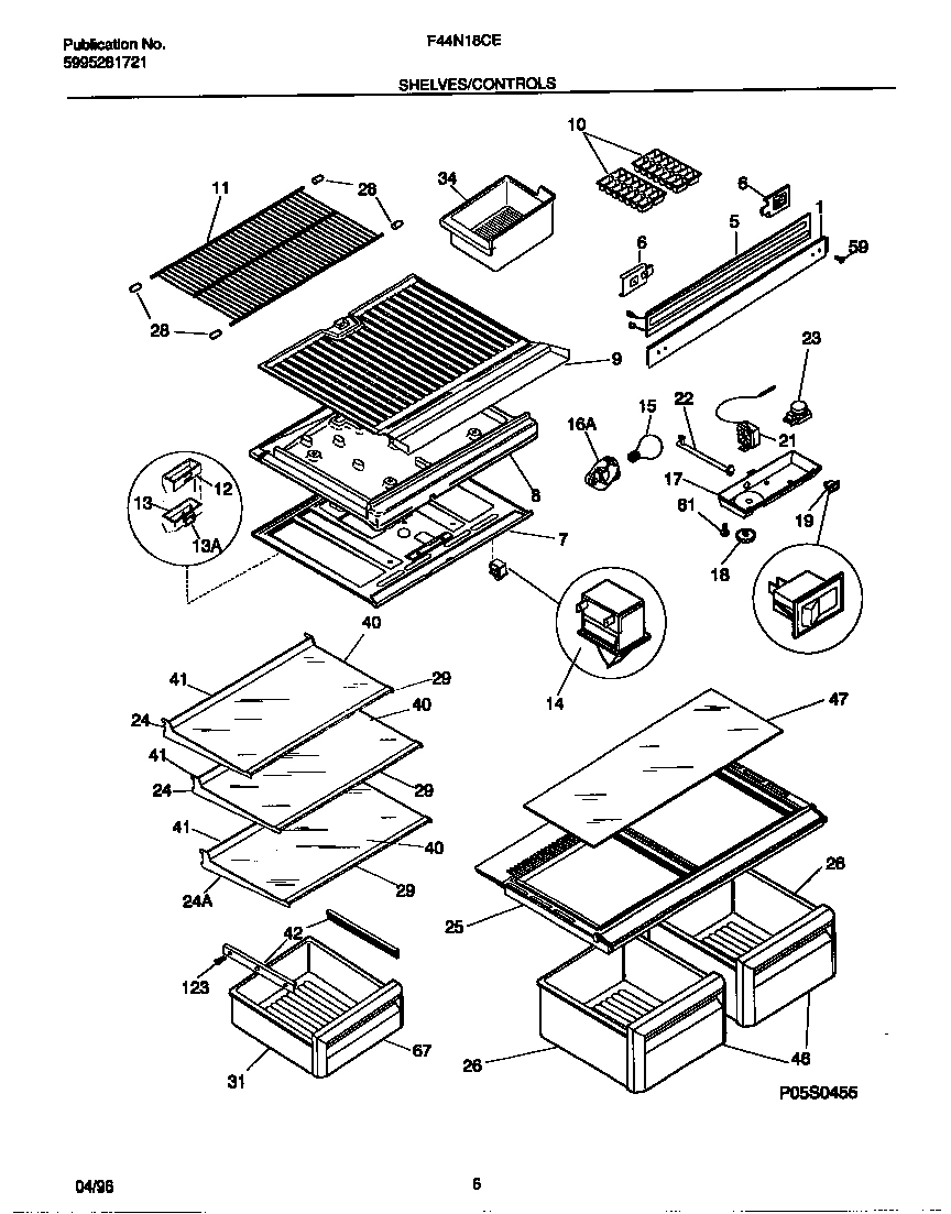 04 - SHELVES/CONTROLS
