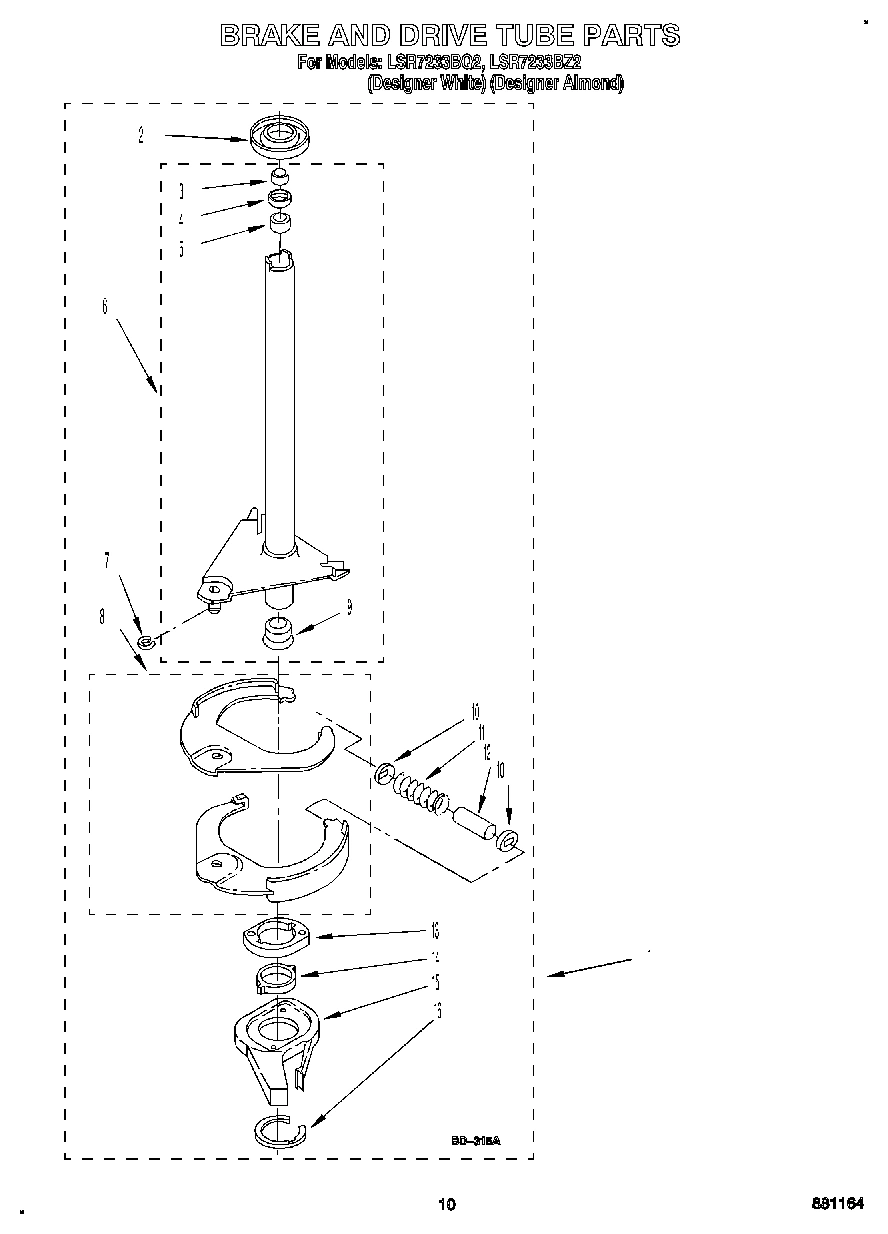 08 - BRAKE AND DRIVE TUBE
