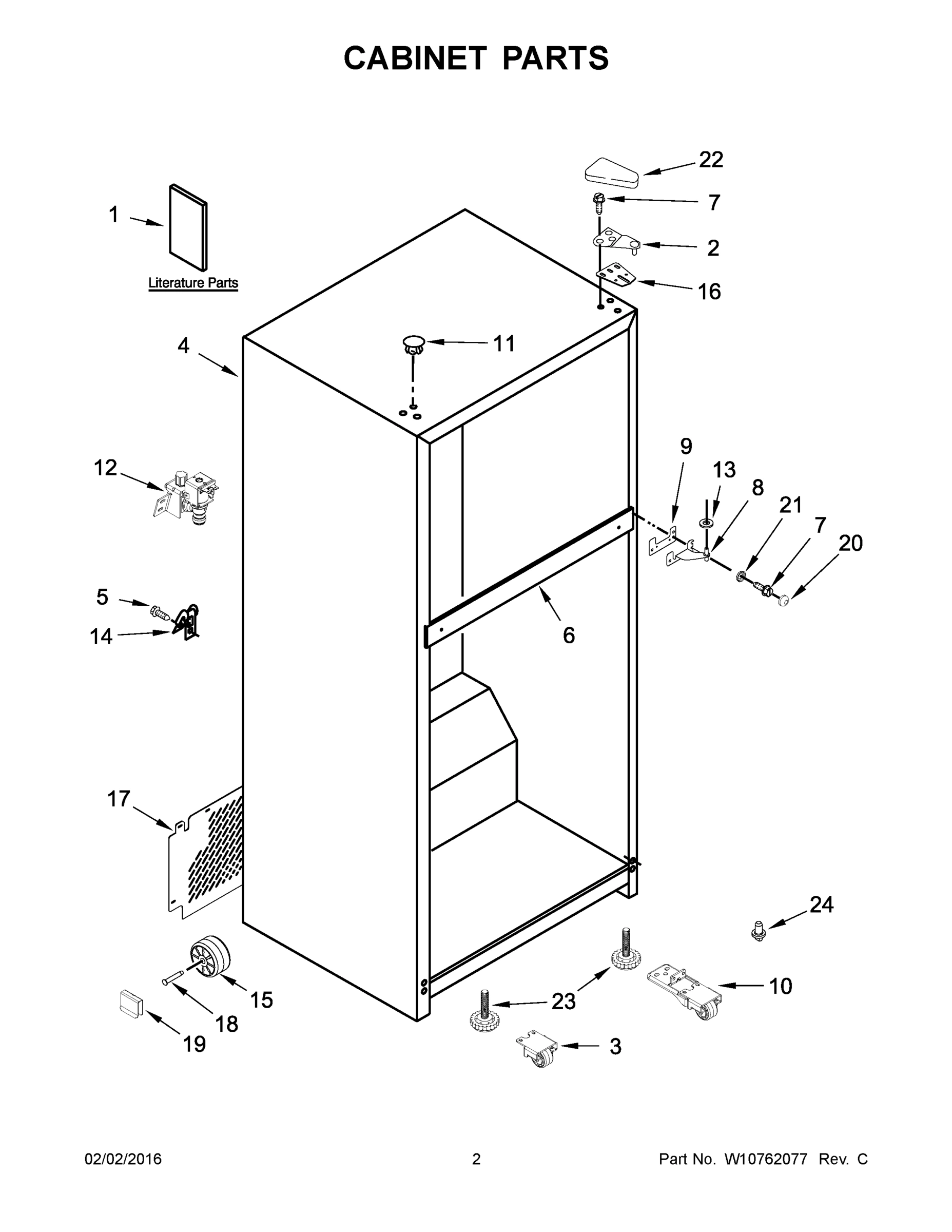 02 - CABINET PARTS