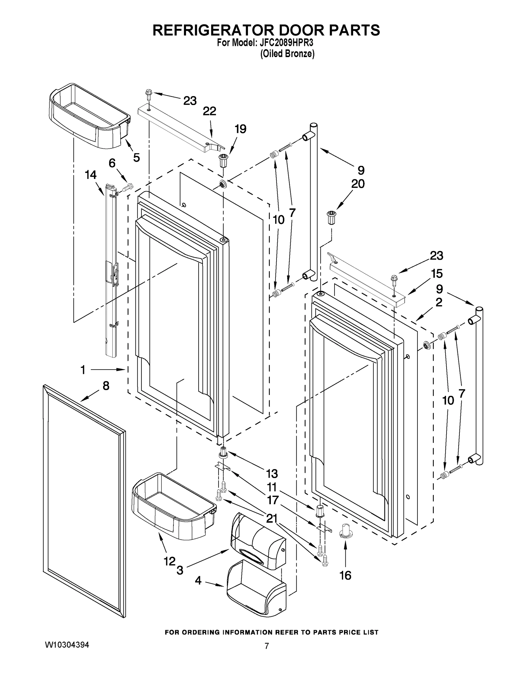 04 - REFRIGERATOR DOOR PARTS