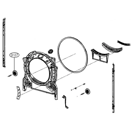 ACQ55944002 LG Front Cover Assembly