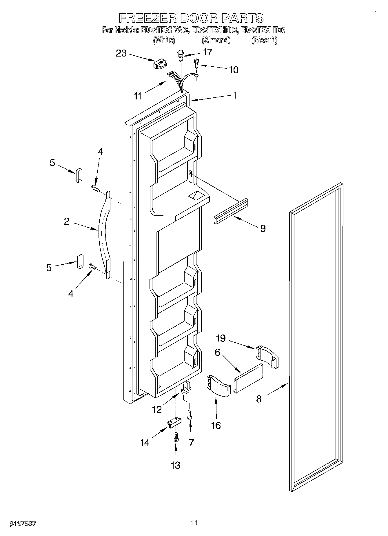 07 - FREEZER DOOR