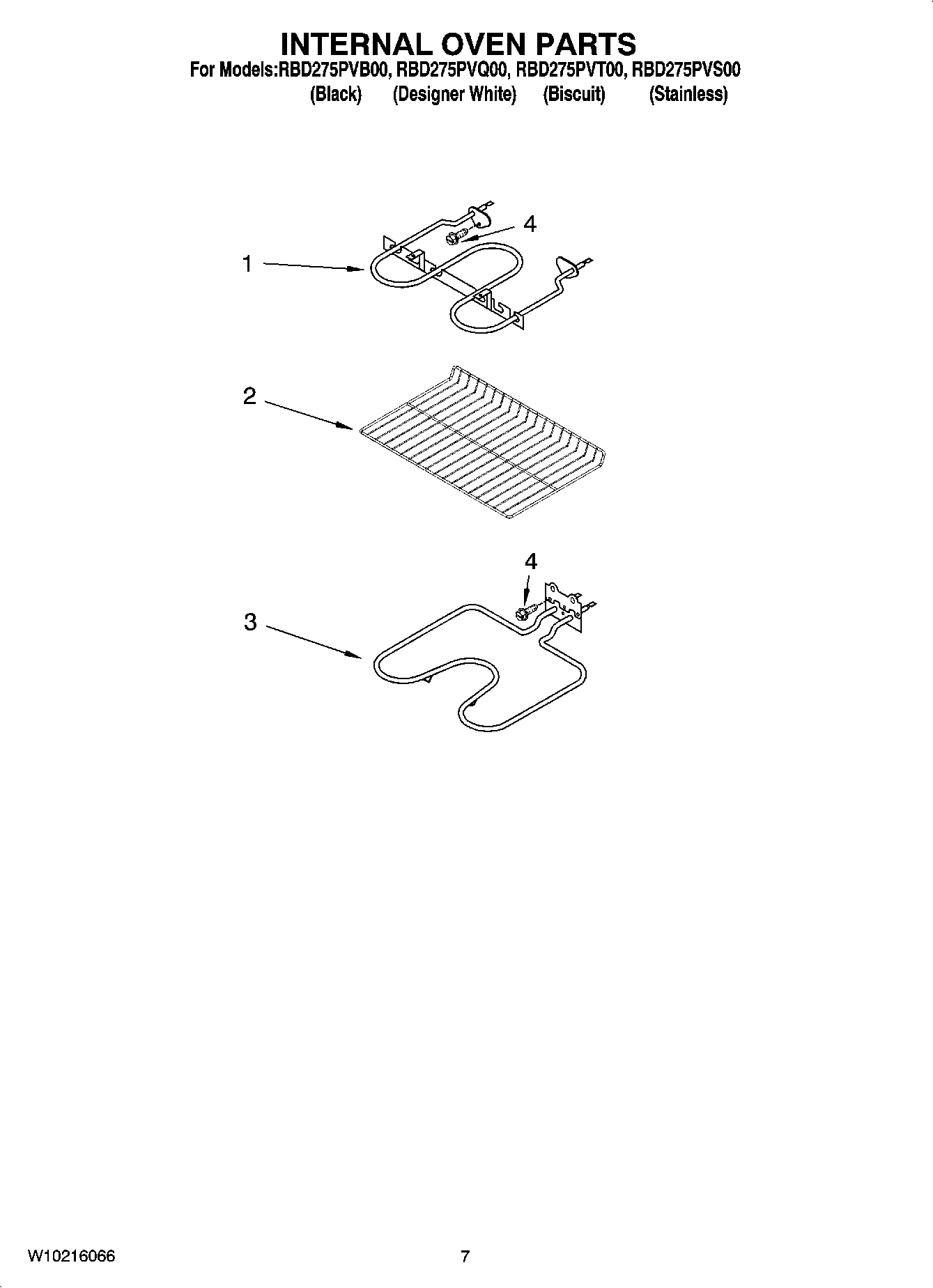 05 - INTERNAL OVEN PARTS