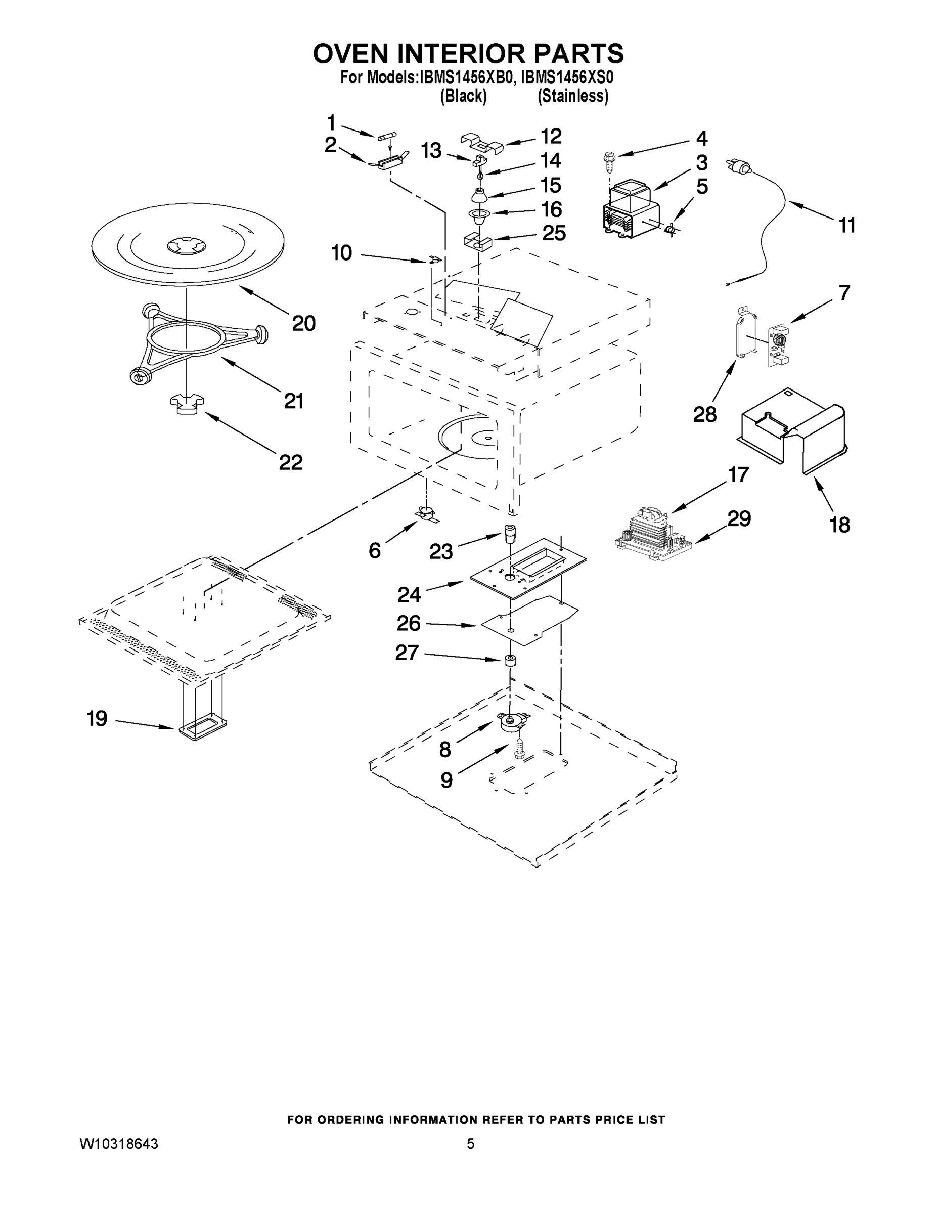 05 - OVEN INTERIOR PARTS